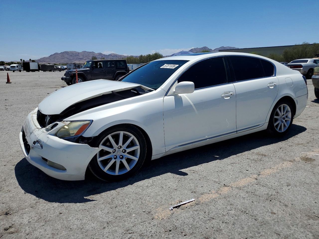 2006 Lexus Gs 300 White vin: JTHBH96S965043244