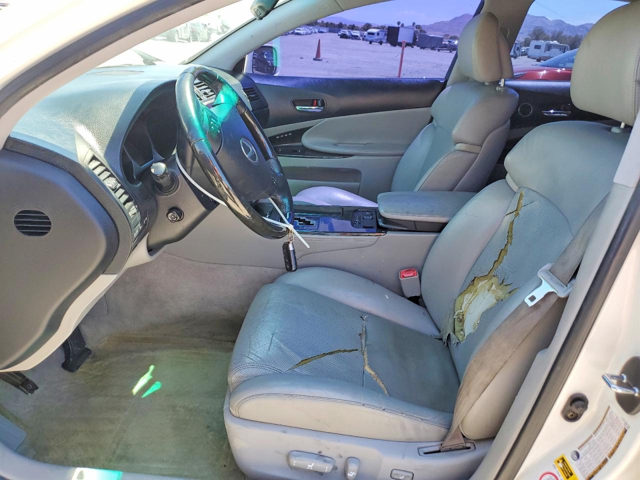 2006 Lexus Gs 300 White vin: JTHBH96S965043244