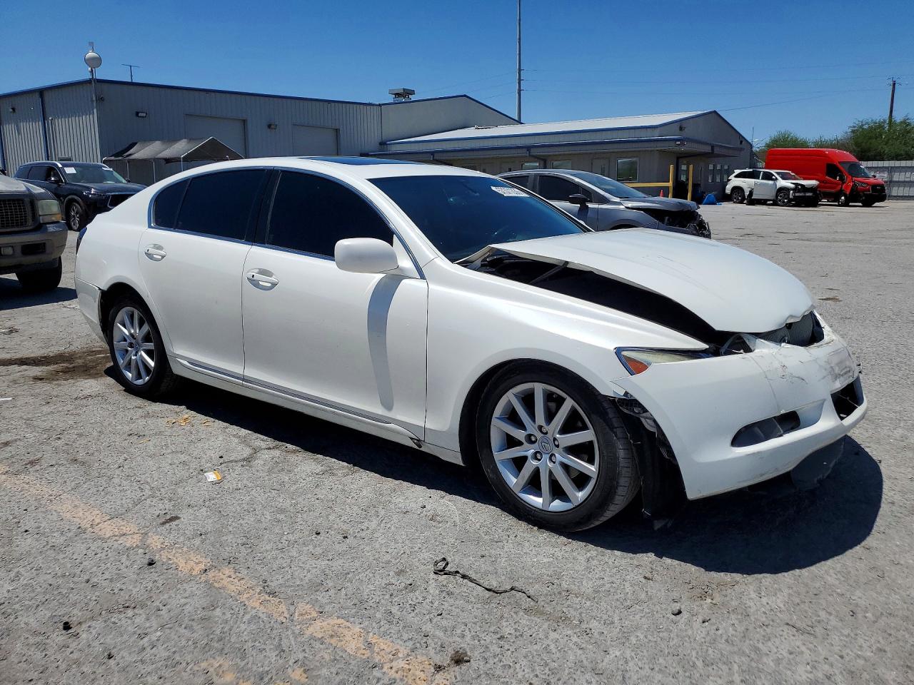 2006 Lexus Gs 300 White vin: JTHBH96S965043244