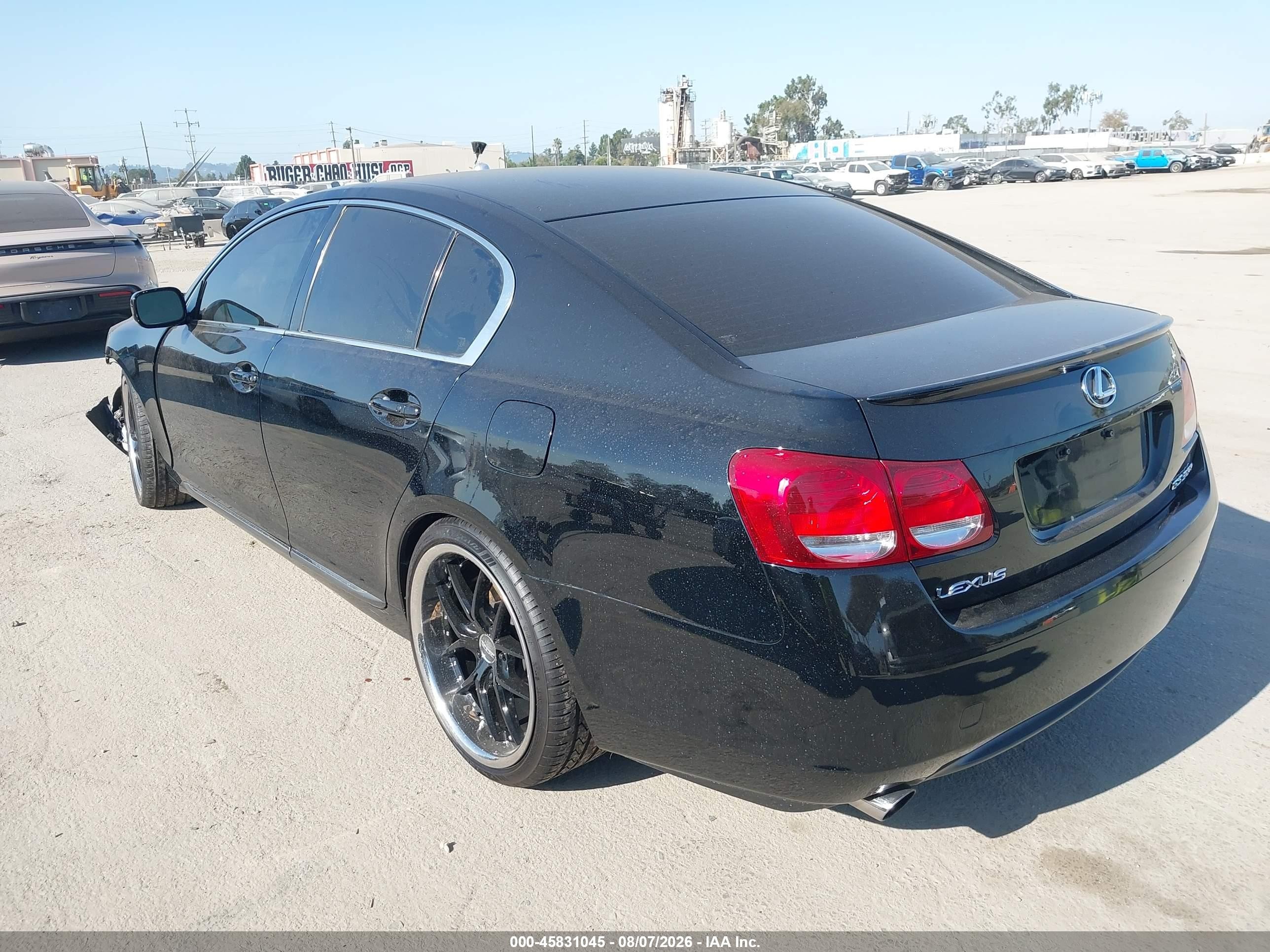 2006 Lexus Gs 300   Black vin: JTHBH96SX65022760