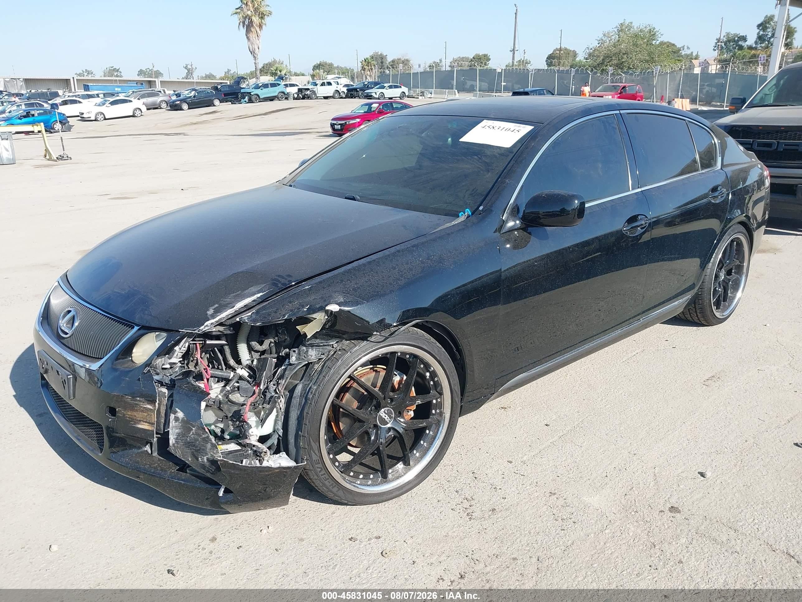 2006 Lexus Gs 300   Black vin: JTHBH96SX65022760