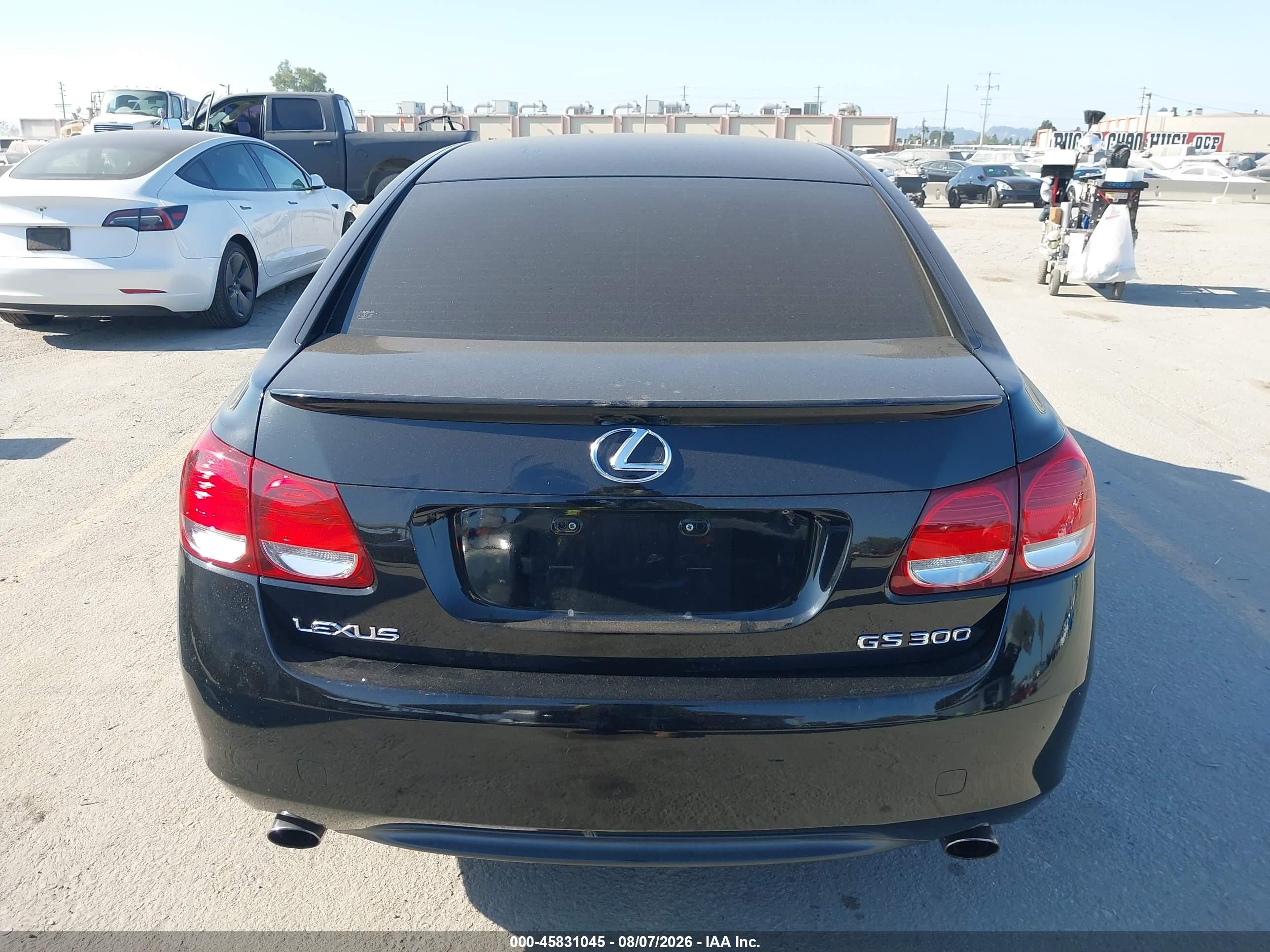 2006 Lexus Gs 300   Black vin: JTHBH96SX65022760