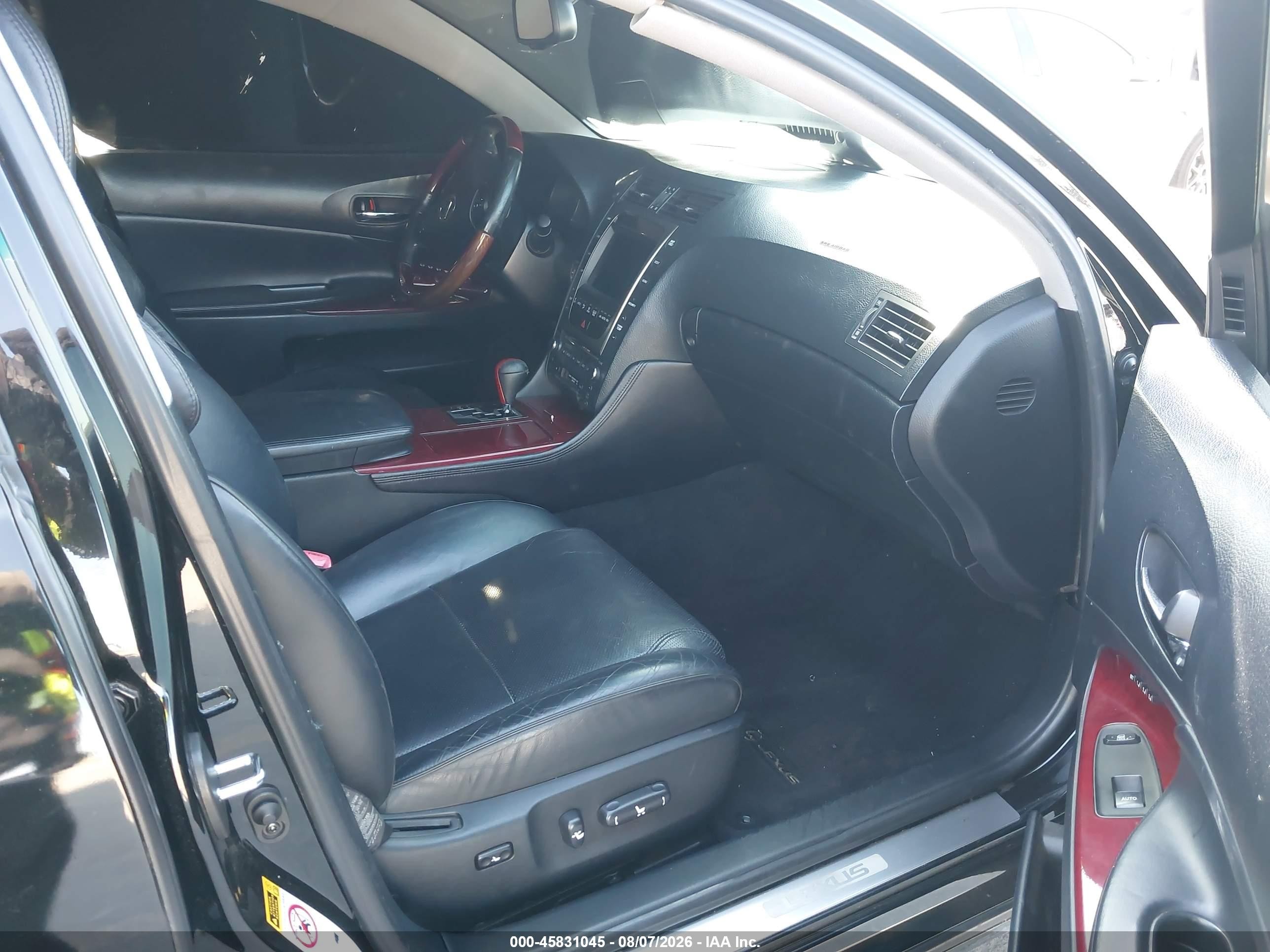 2006 Lexus Gs 300   Black vin: JTHBH96SX65022760
