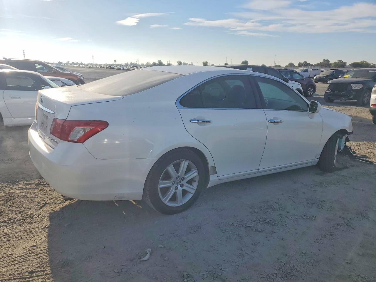 2007 Lexus Es 350 White vin: JTHBJ46G072015662