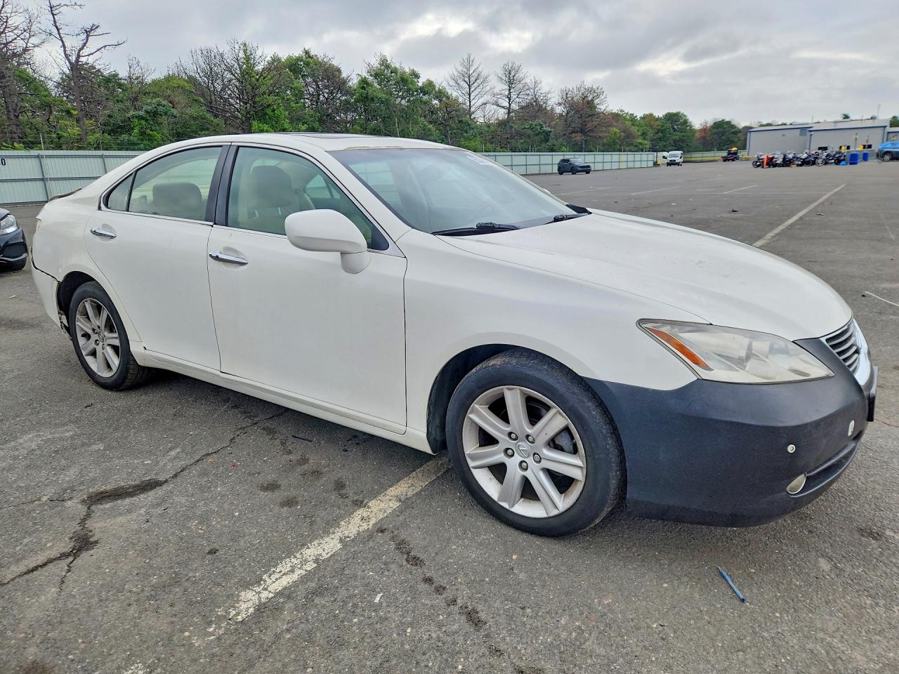 2007 Lexus Es 350 White vin: JTHBJ46G072016553