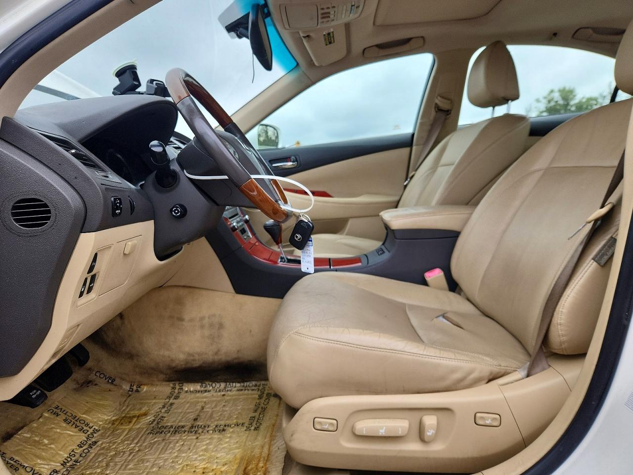2007 Lexus Es 350 White vin: JTHBJ46G072016553