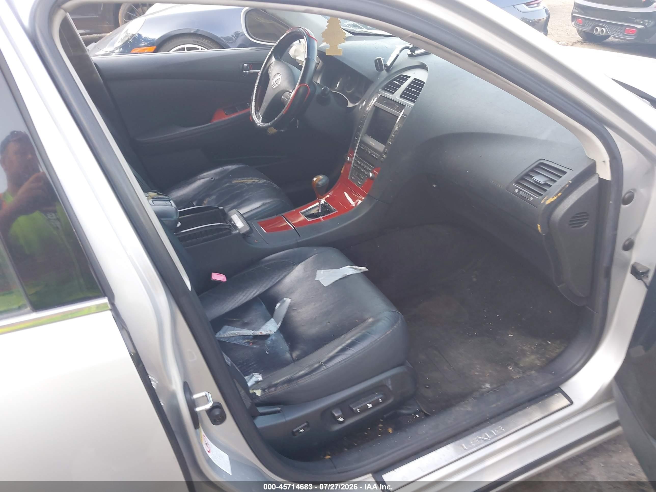 2007 Lexus Es 350   Gray vin: JTHBJ46G072023132