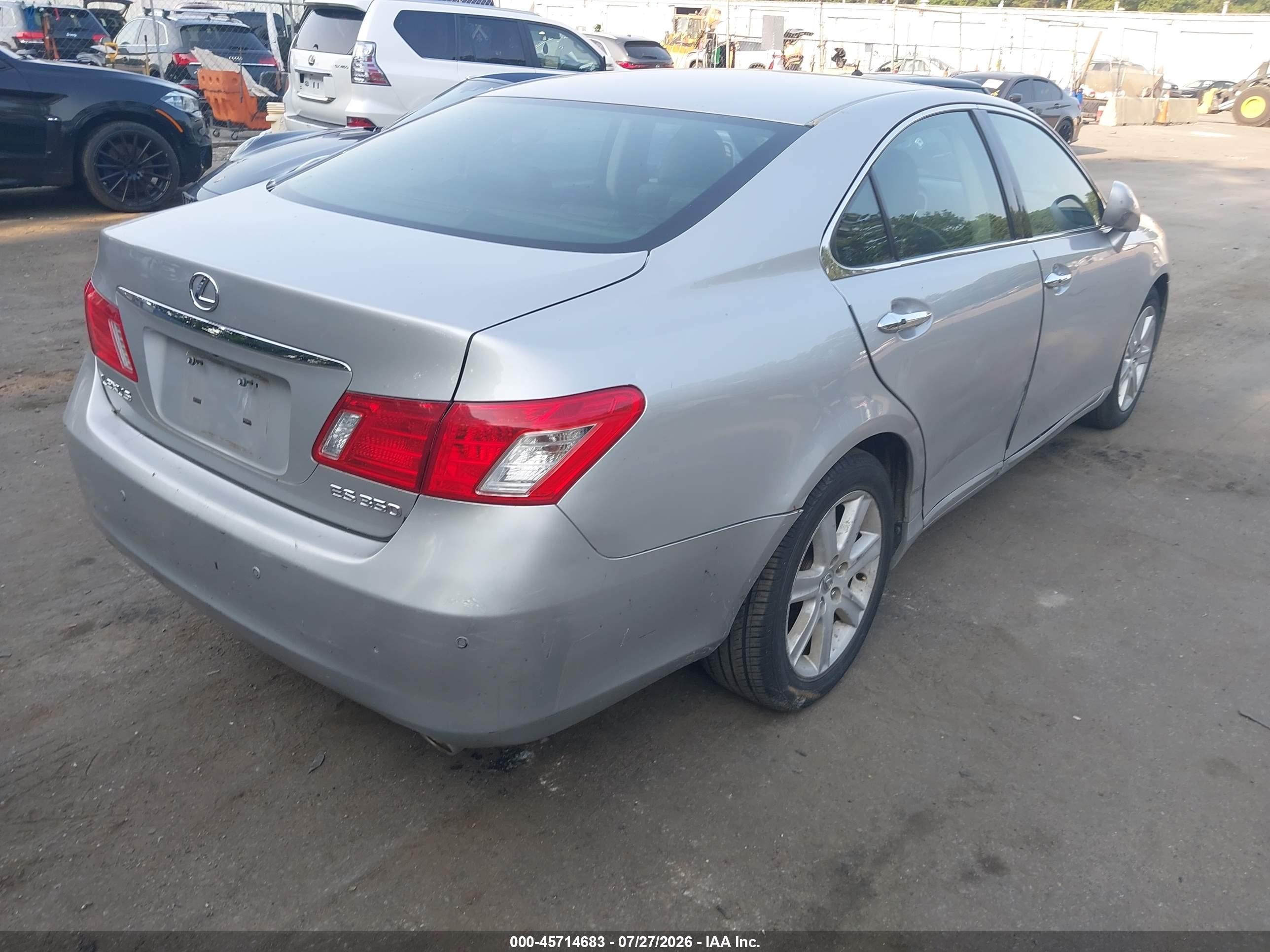 2007 Lexus Es 350   Gray vin: JTHBJ46G072023132