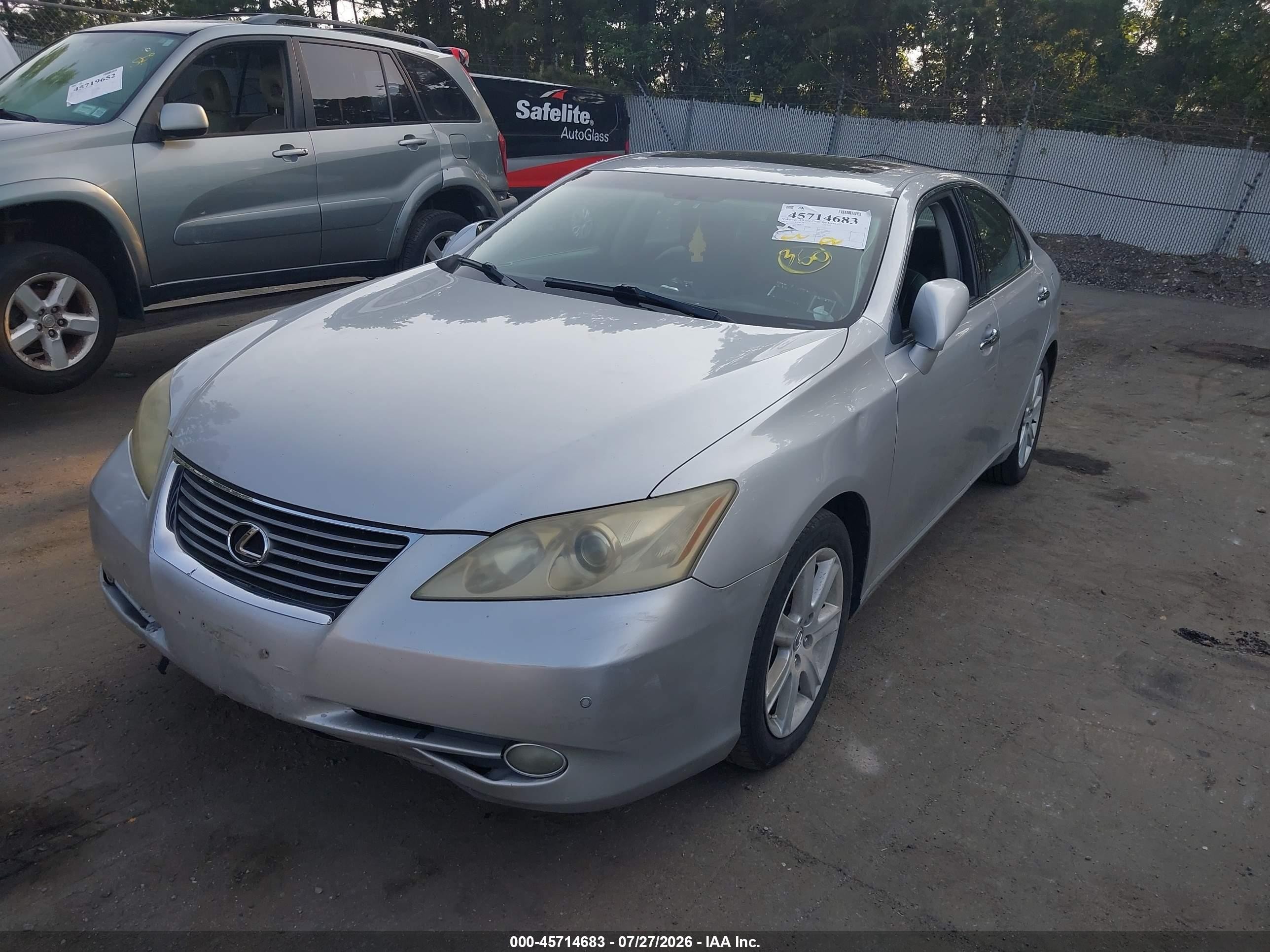 2007 Lexus Es 350   Gray vin: JTHBJ46G072023132