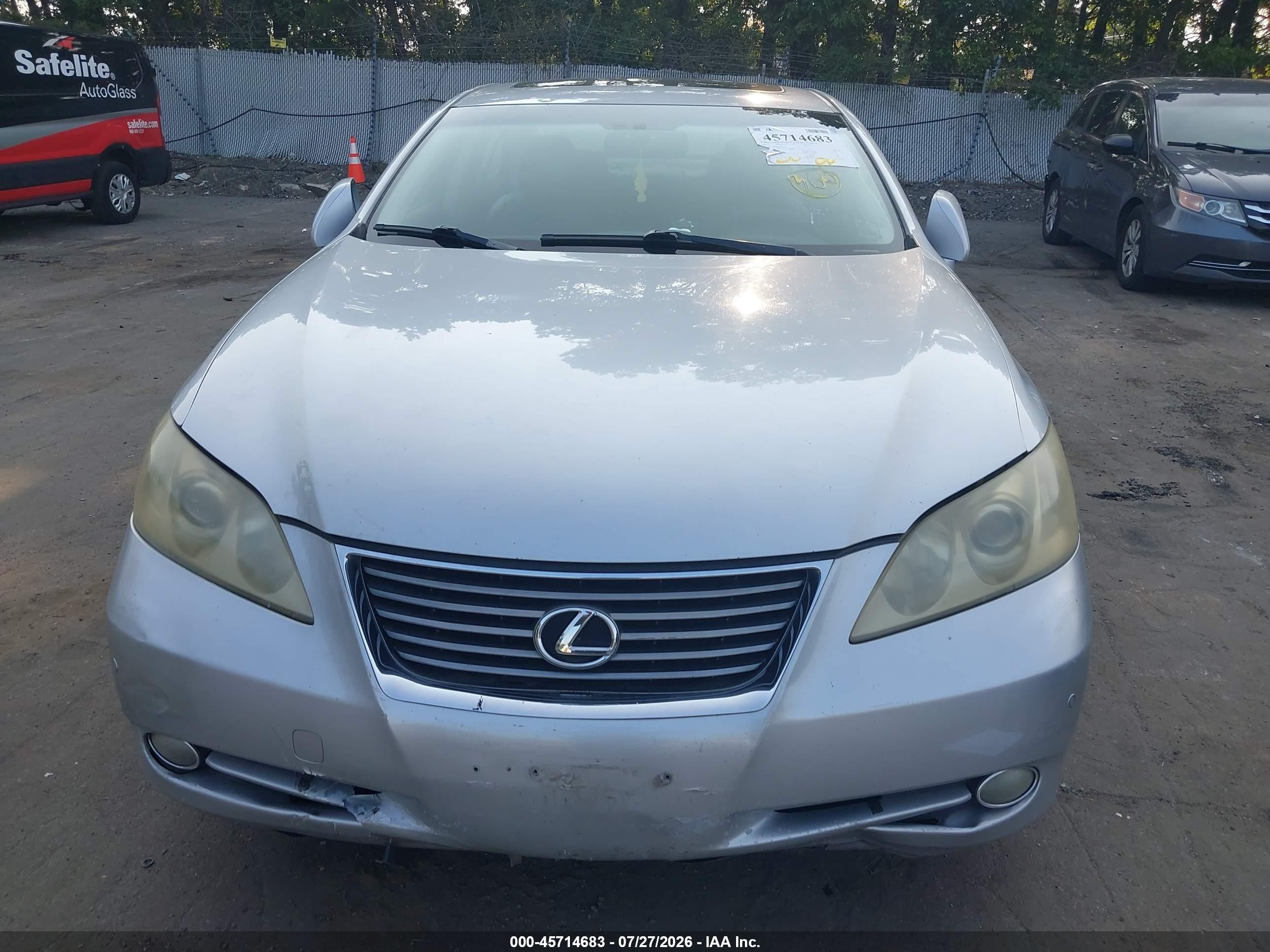 2007 Lexus Es 350   Gray vin: JTHBJ46G072023132