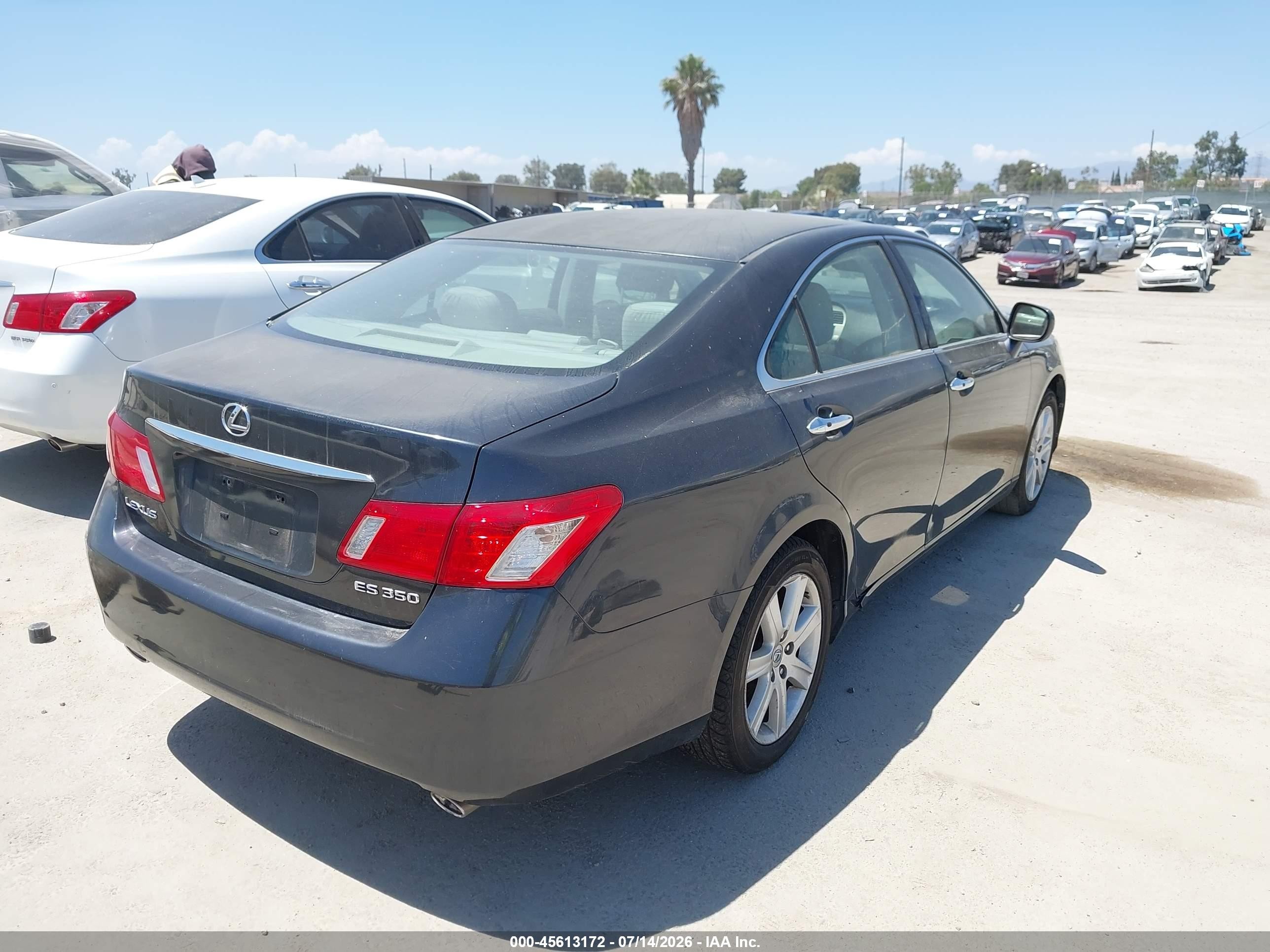2007 Lexus Es 350   Blue vin: JTHBJ46G072038309
