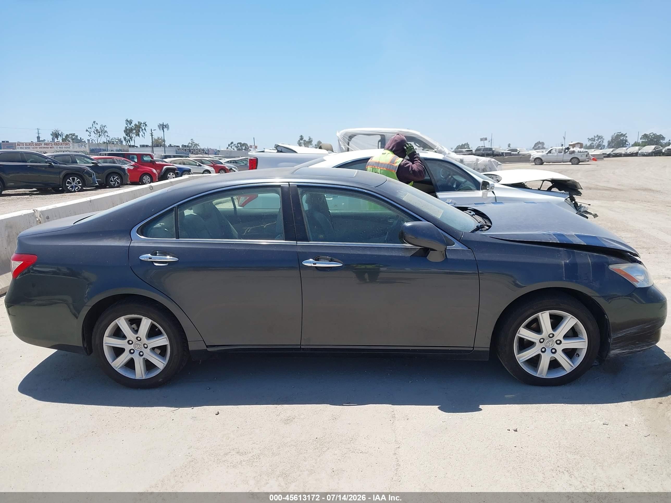 2007 Lexus Es 350   Blue vin: JTHBJ46G072038309