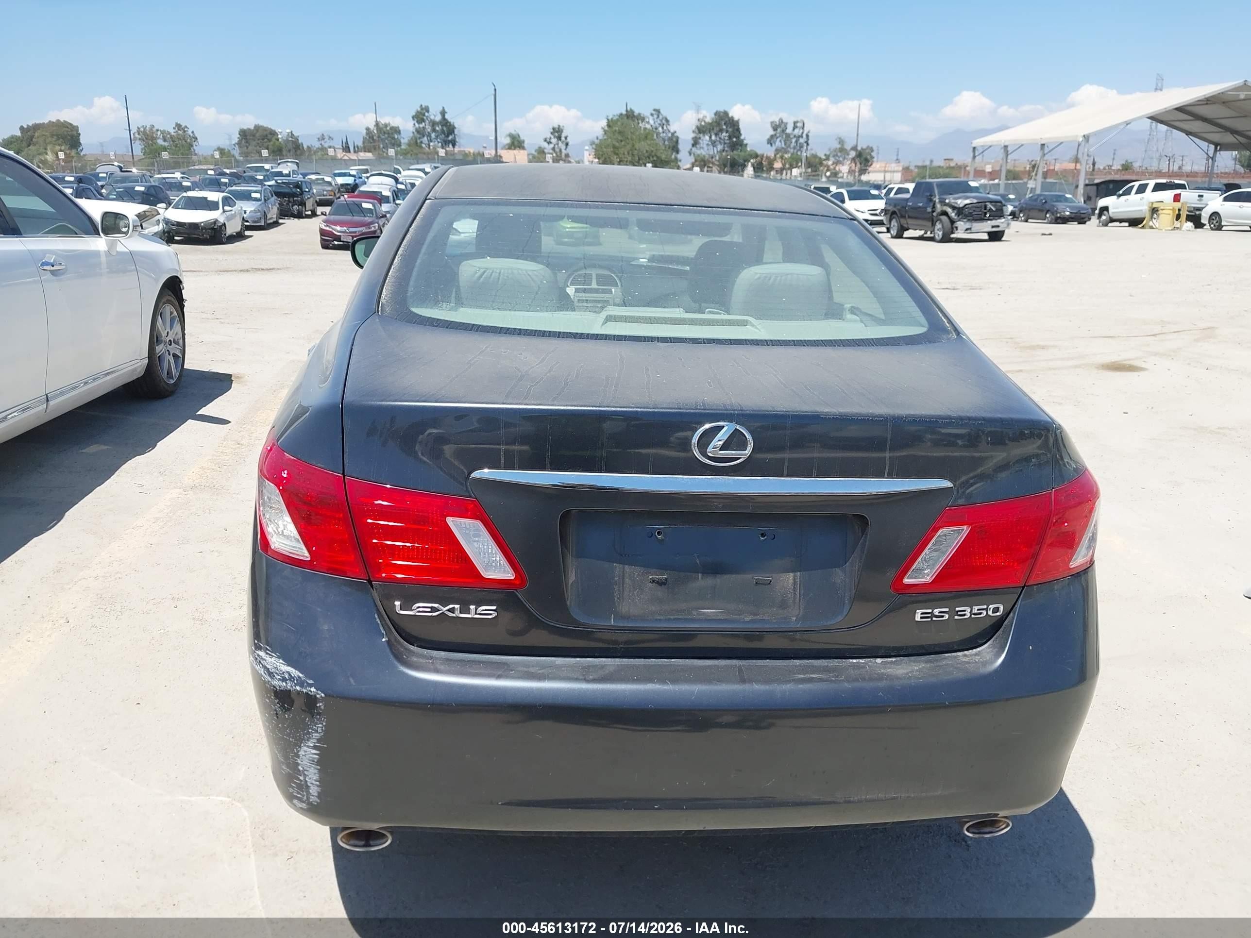 2007 Lexus Es 350   Blue vin: JTHBJ46G072038309
