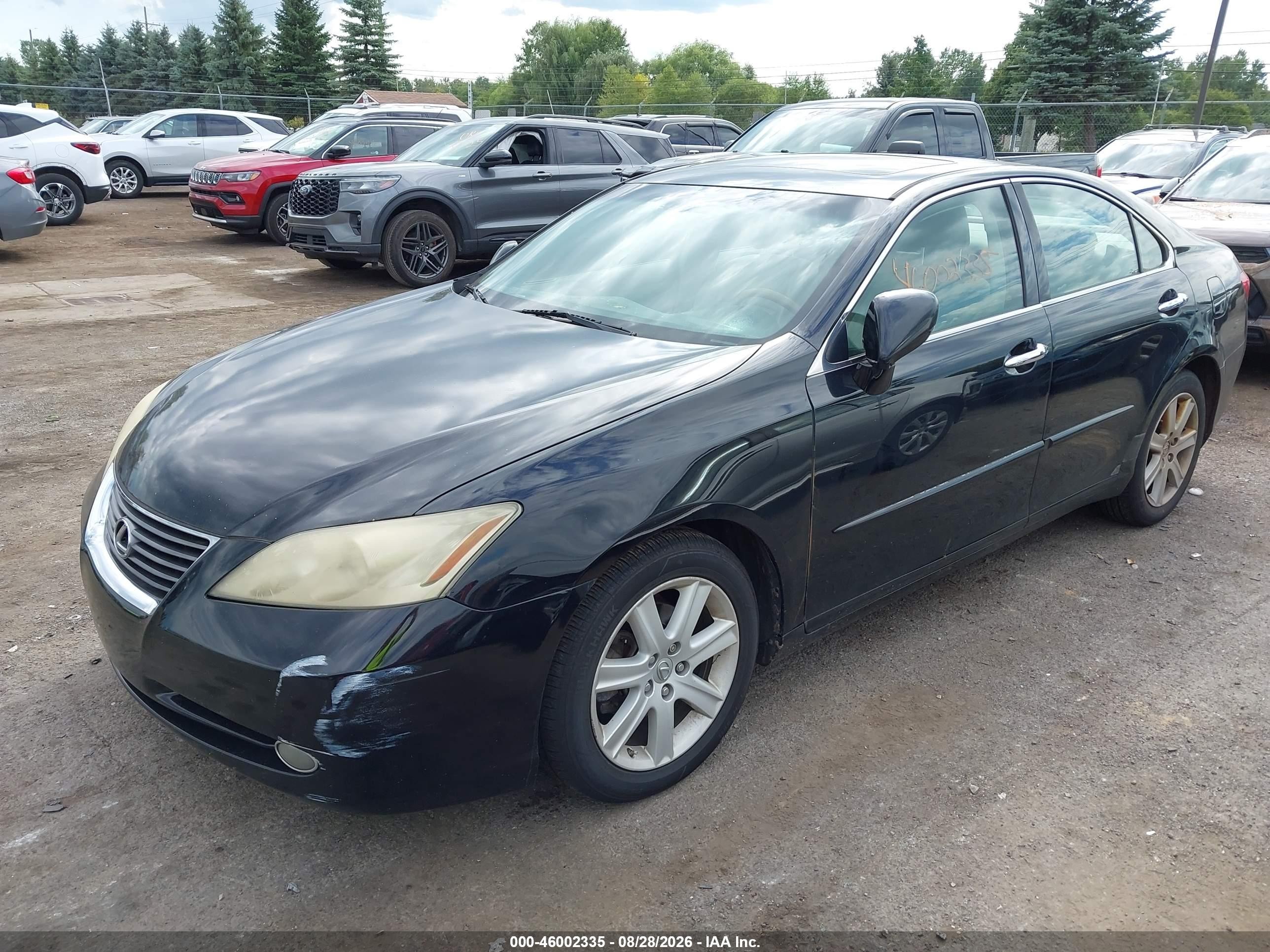 2007 Lexus Es 350   Black vin: JTHBJ46G072056339