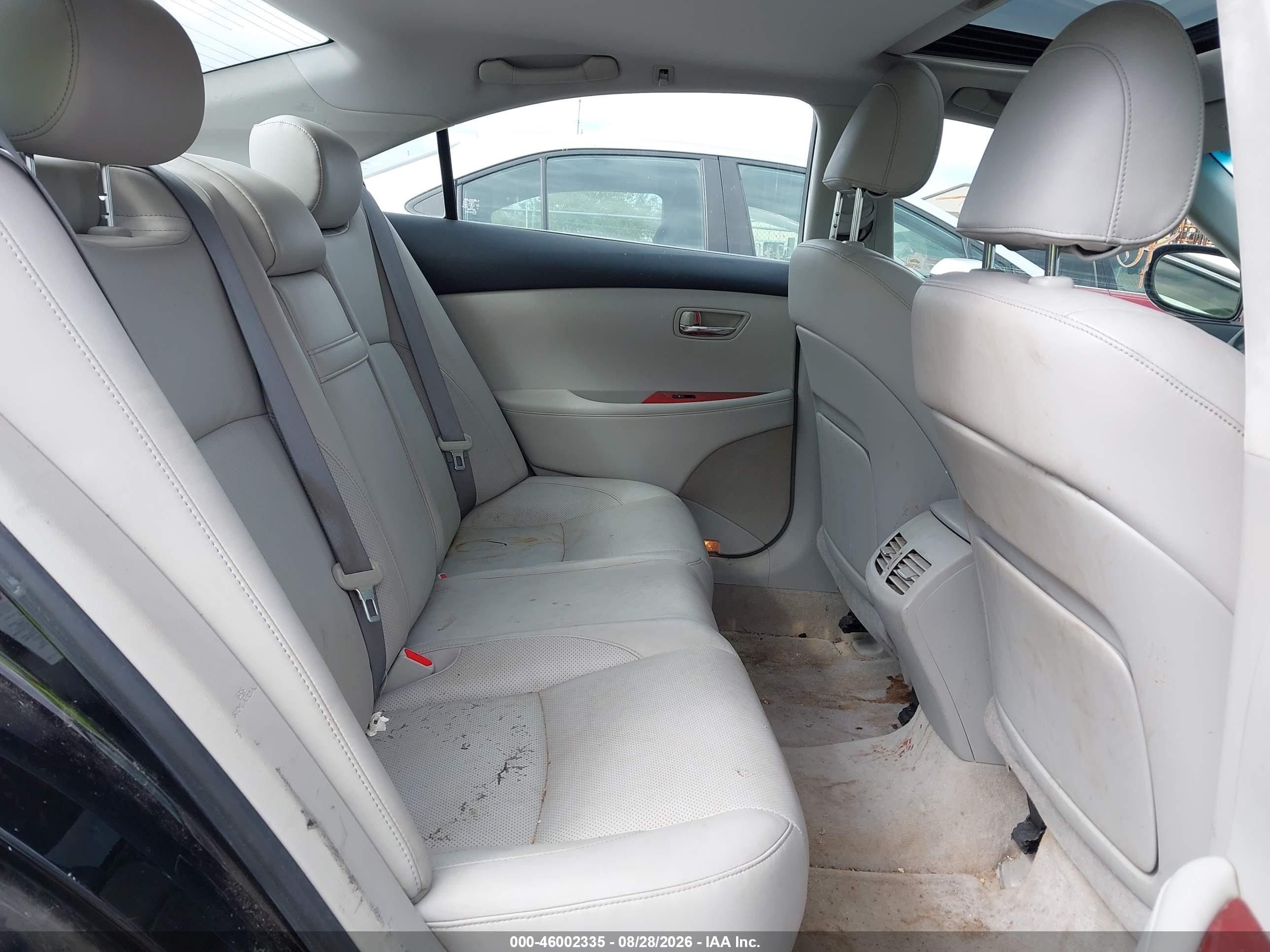 2007 Lexus Es 350   Black vin: JTHBJ46G072056339
