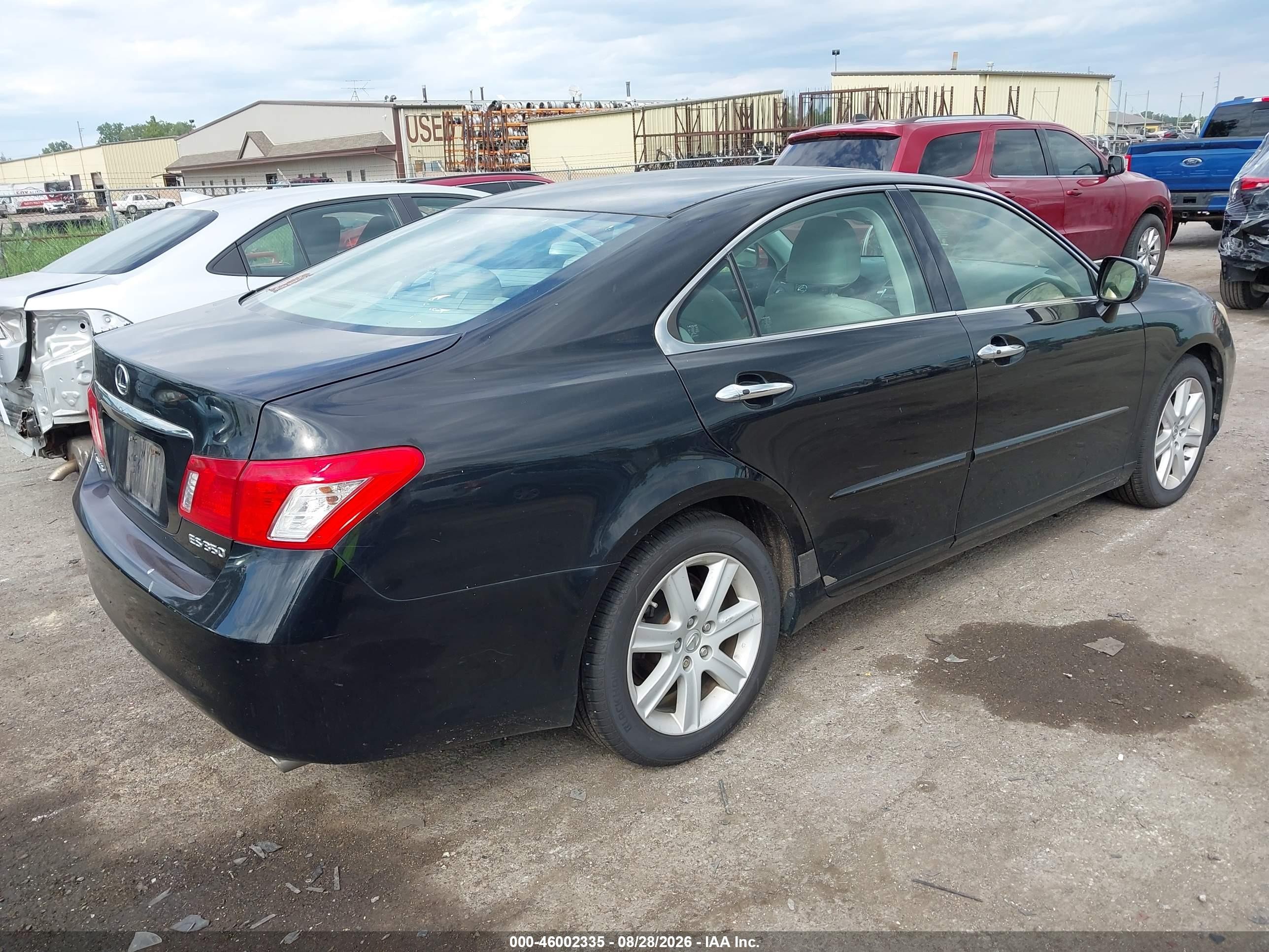 2007 Lexus Es 350   Black vin: JTHBJ46G072056339