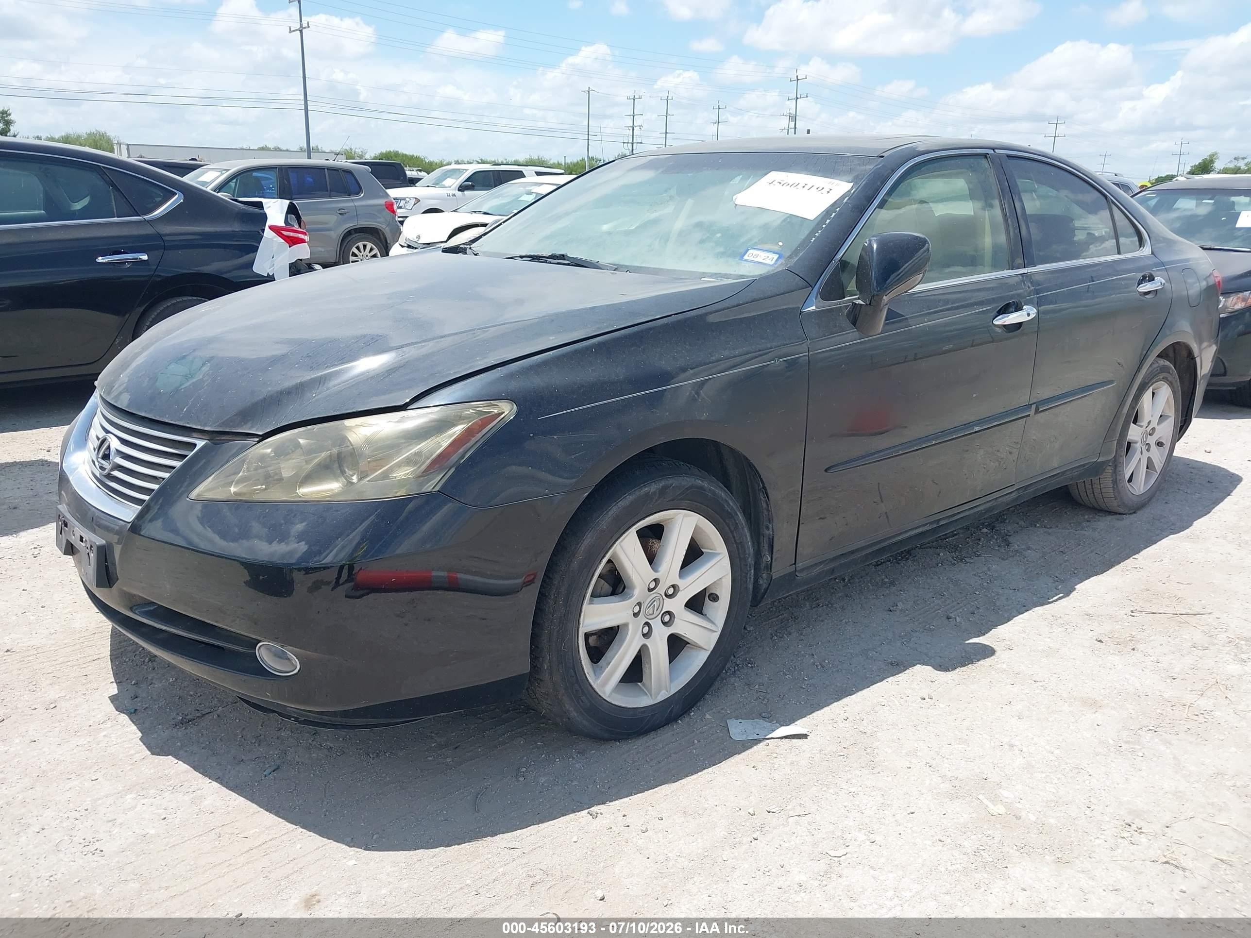 2007 Lexus Es 350   Black vin: JTHBJ46G072056776