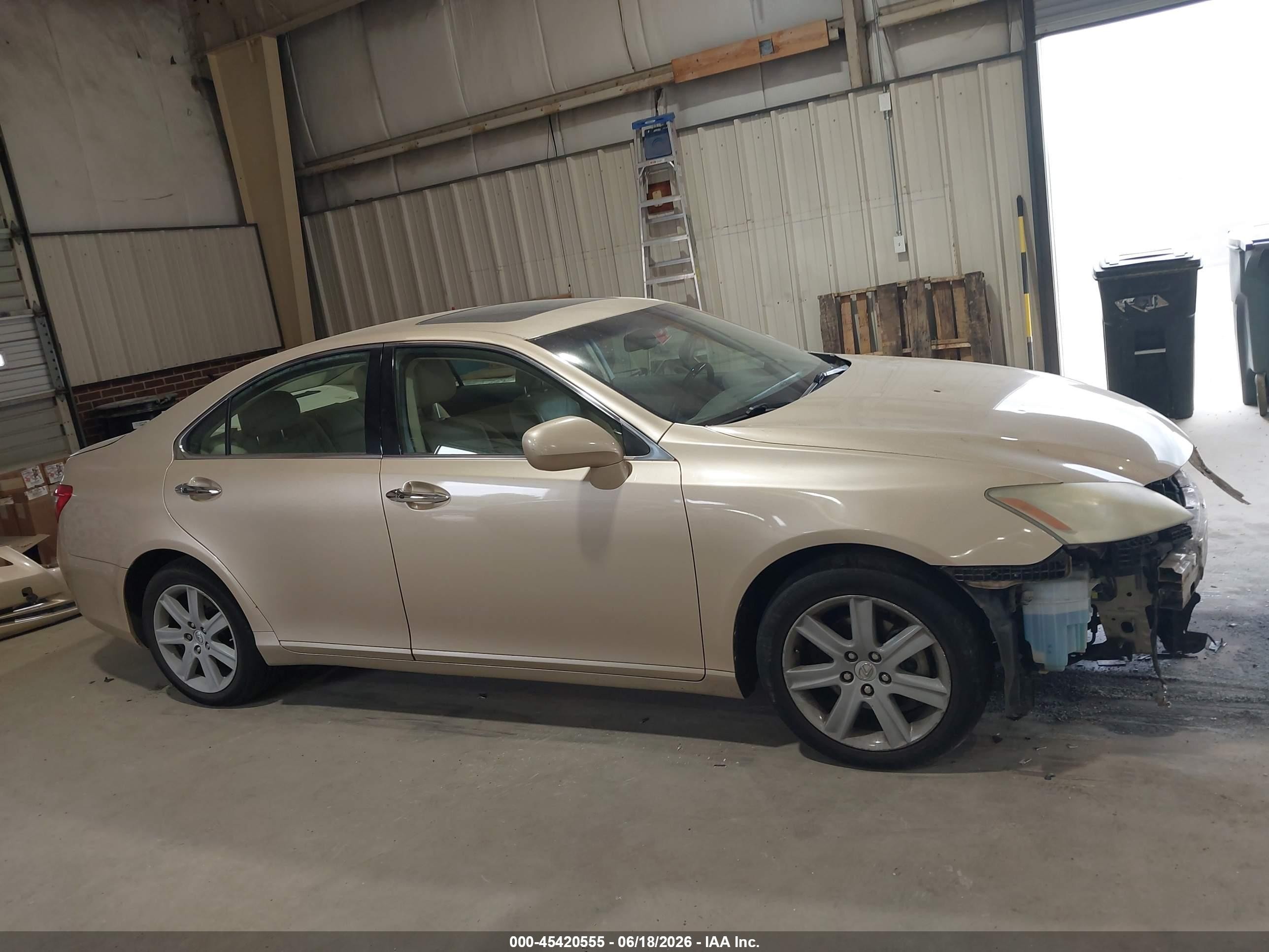2007 Lexus Es 350   Gold vin: JTHBJ46G072073898