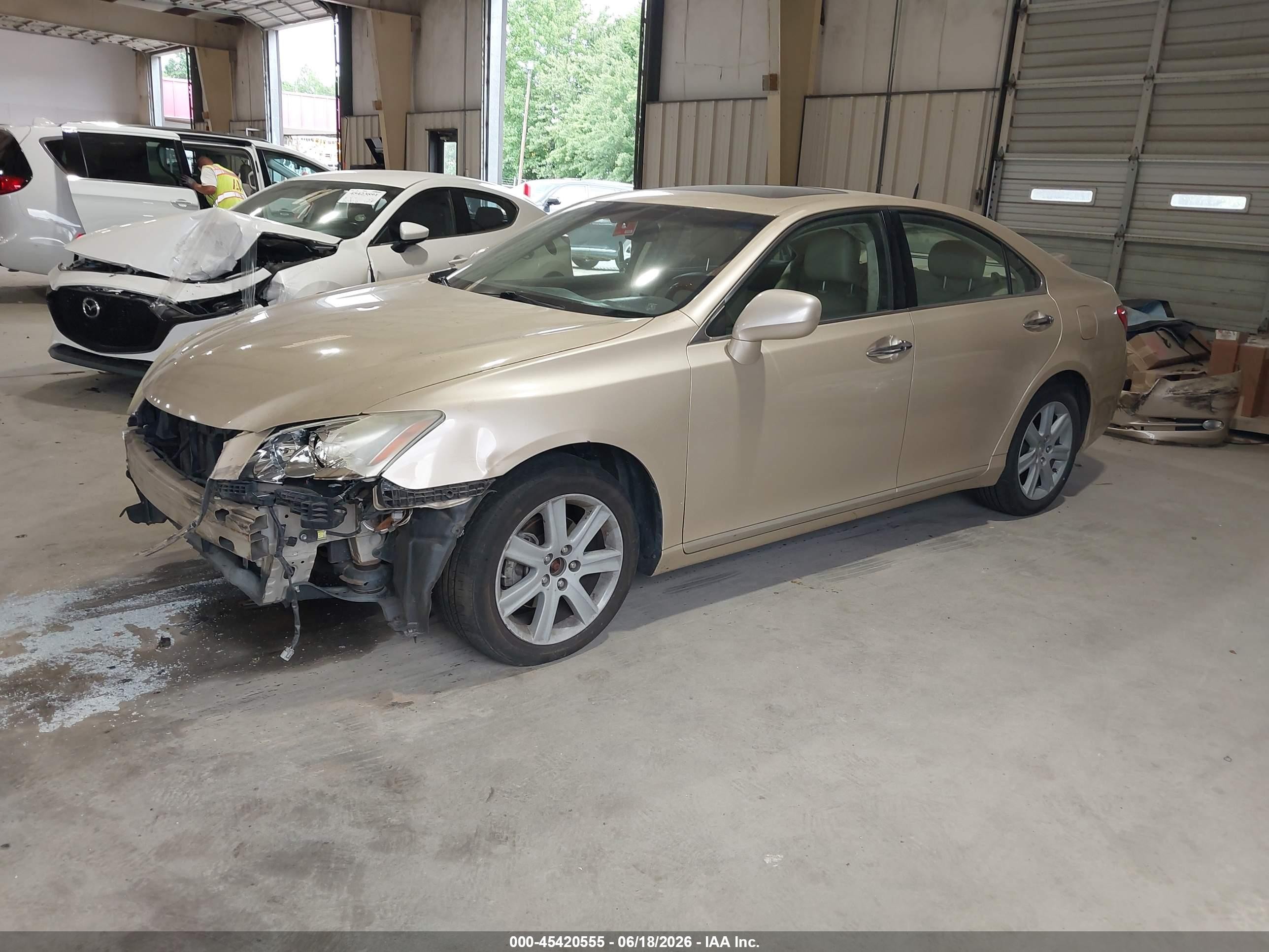 2007 Lexus Es 350   Gold vin: JTHBJ46G072073898