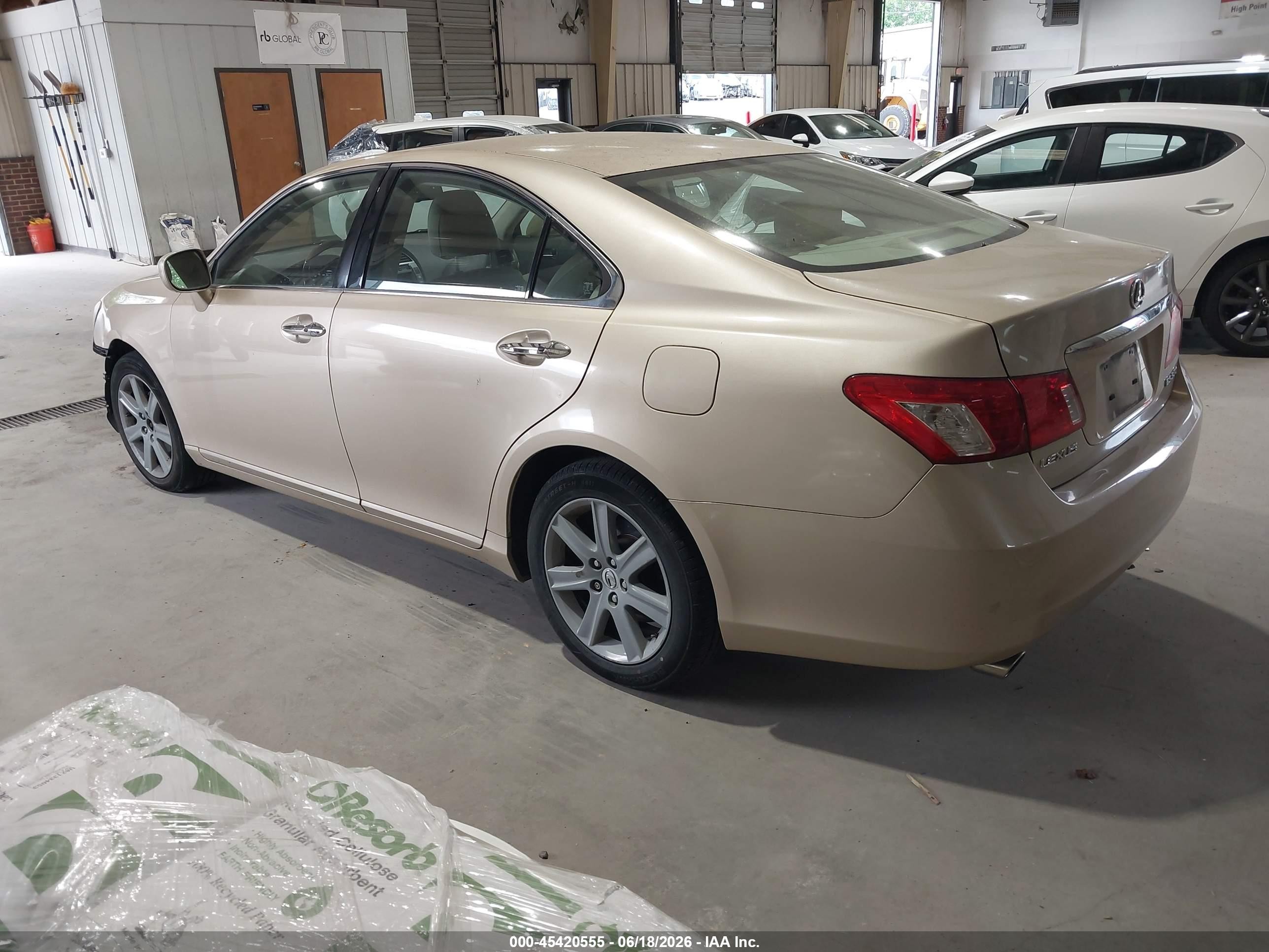 2007 Lexus Es 350   Gold vin: JTHBJ46G072073898