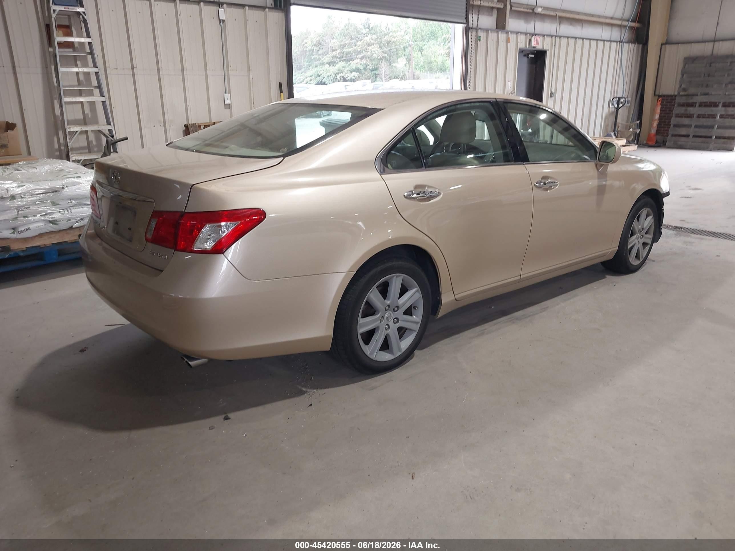 2007 Lexus Es 350   Gold vin: JTHBJ46G072073898
