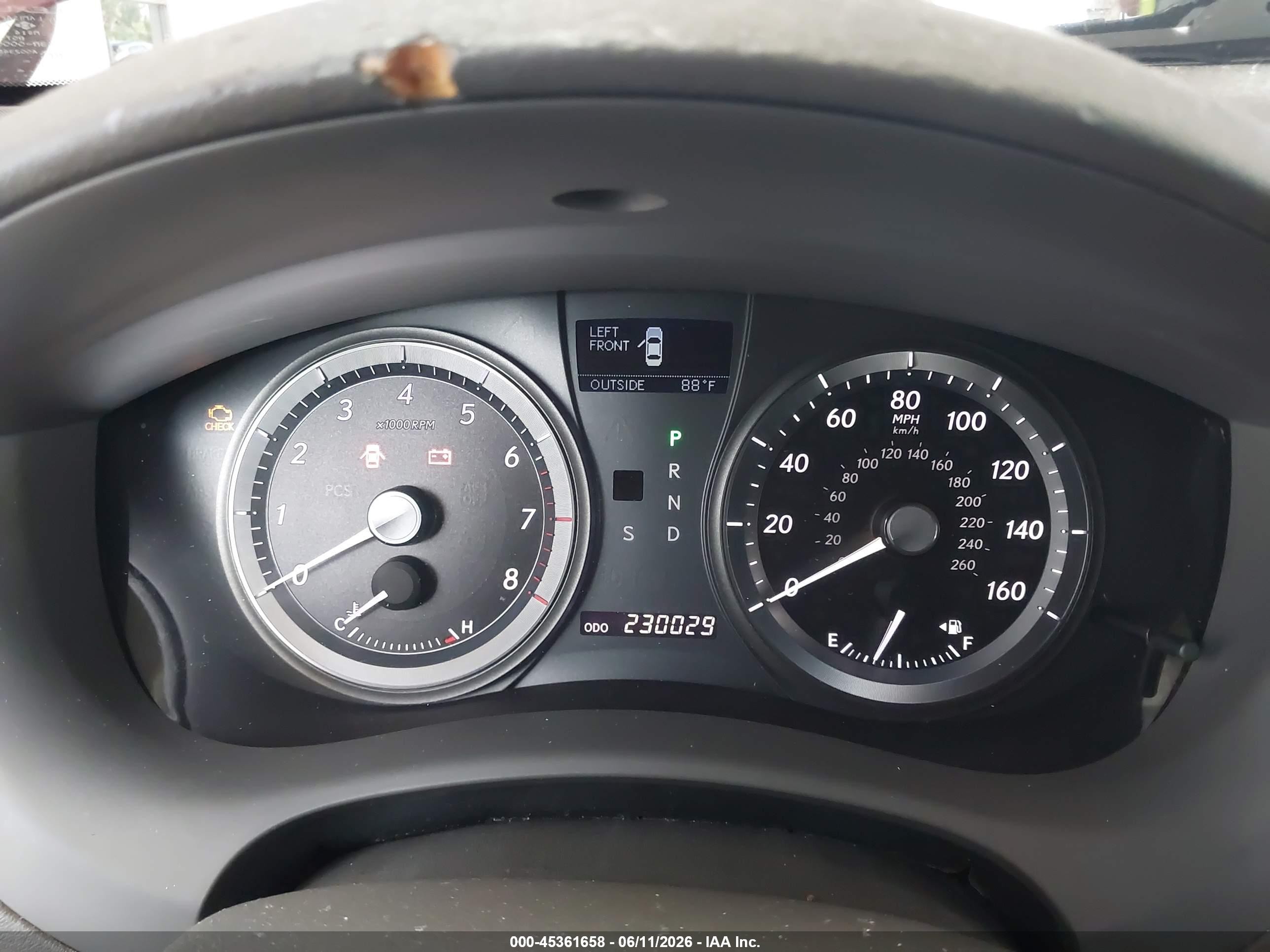 2007 Lexus Es 350   Red vin: JTHBJ46G072078695