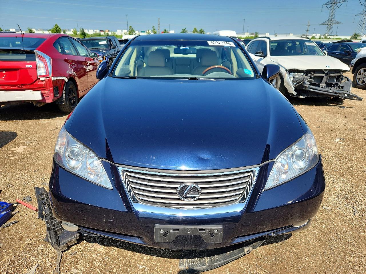 2007 Lexus Es 350 Blue vin: JTHBJ46G072087042