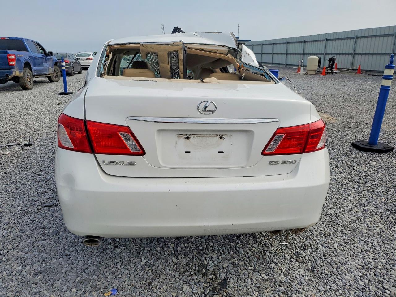 2007 Lexus Es 350 White vin: JTHBJ46G072111307
