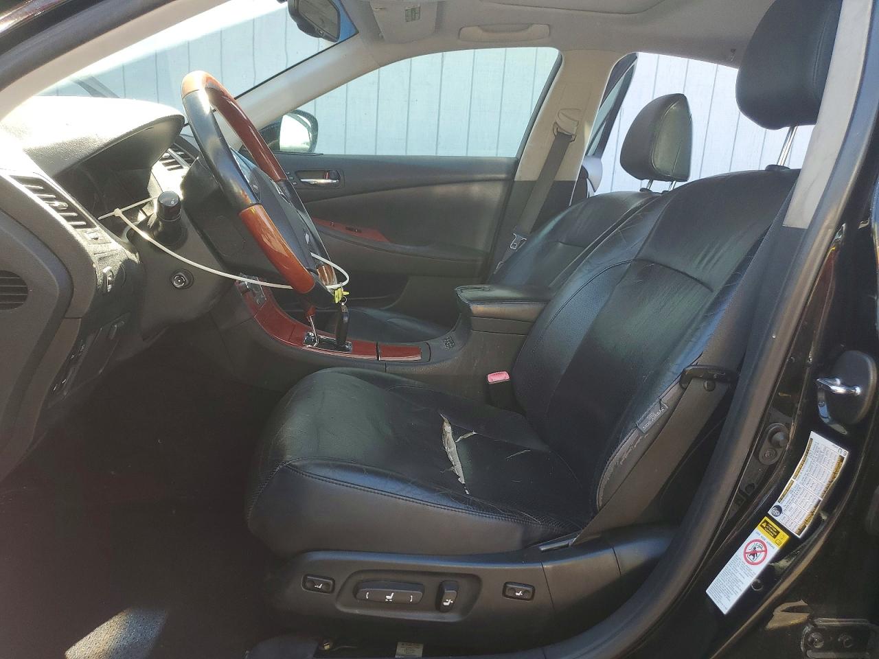 2007 Lexus Es 350 Black vin: JTHBJ46G072126843