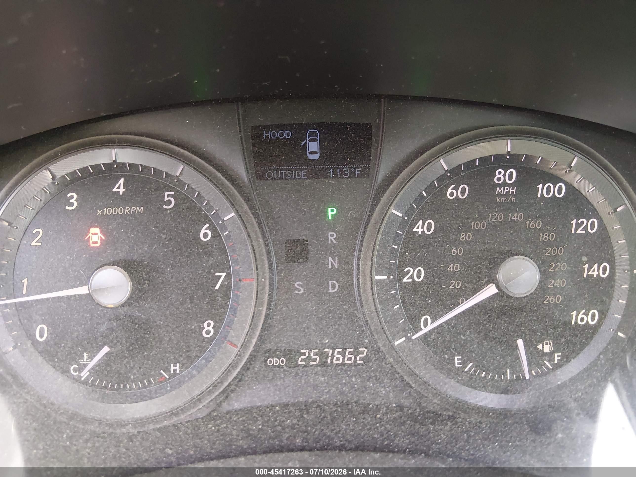 2007 Lexus Es 350   Blue vin: JTHBJ46G072127877
