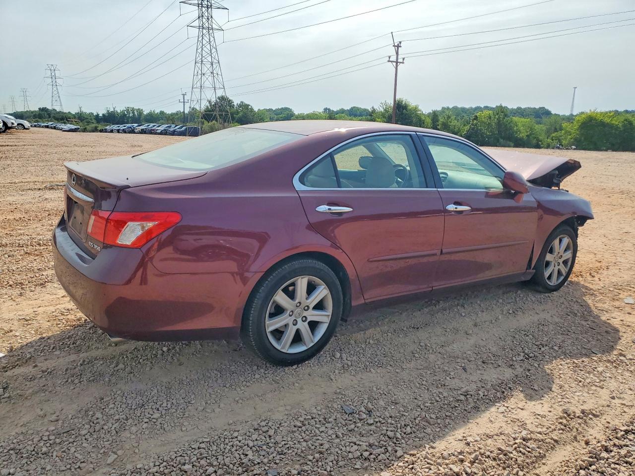 2007 Lexus Es 350 Burgundy vin: JTHBJ46G072131265