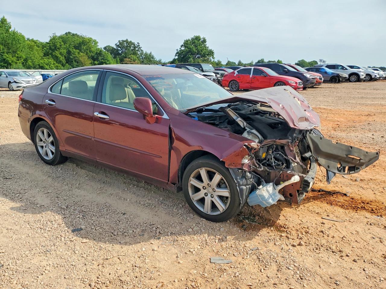 2007 Lexus Es 350 Burgundy vin: JTHBJ46G072131265