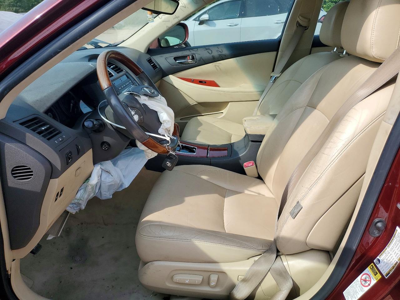 2007 Lexus Es 350 Burgundy vin: JTHBJ46G072131265