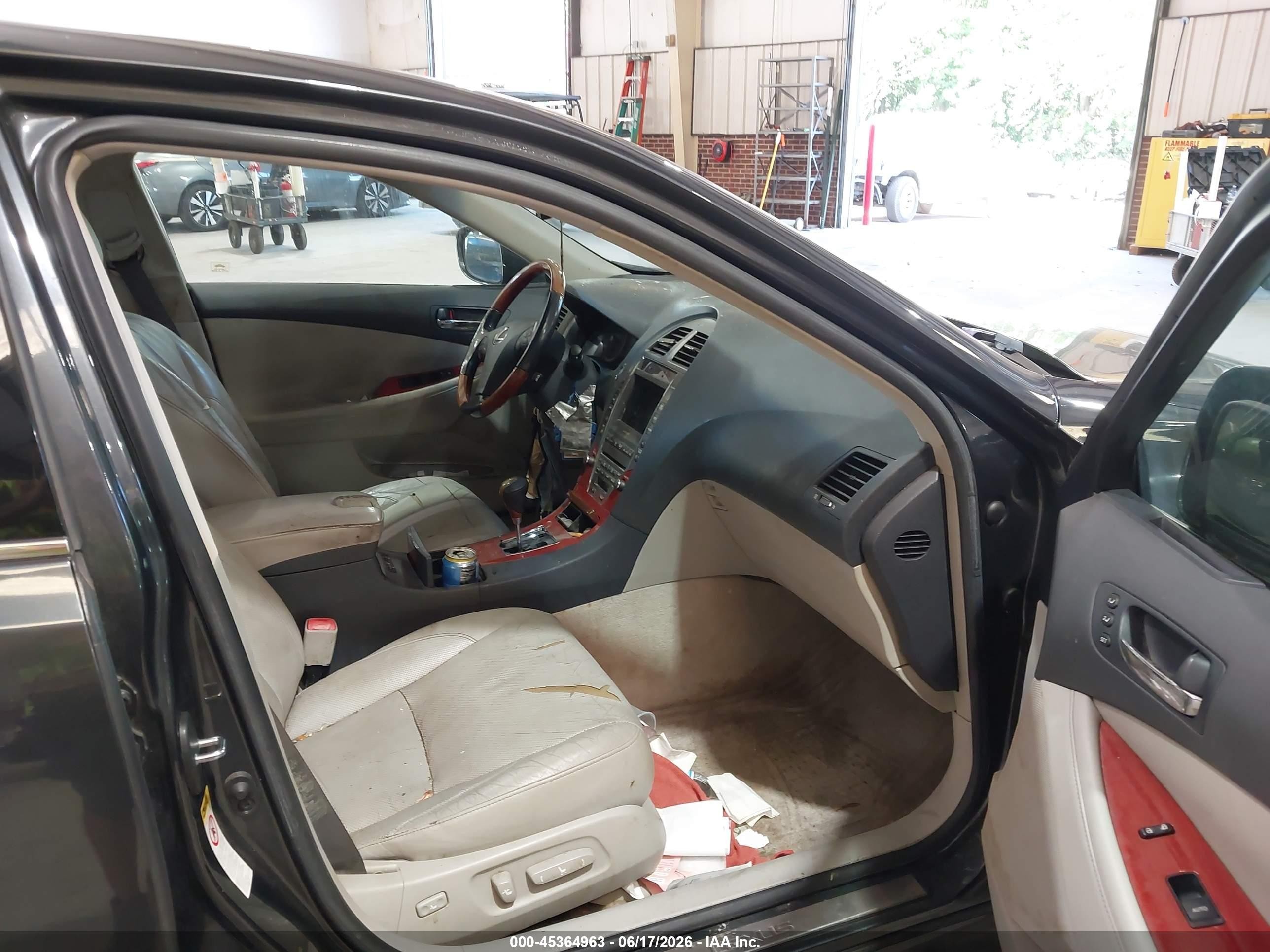 2007 Lexus Es 350   Black vin: JTHBJ46G072136742