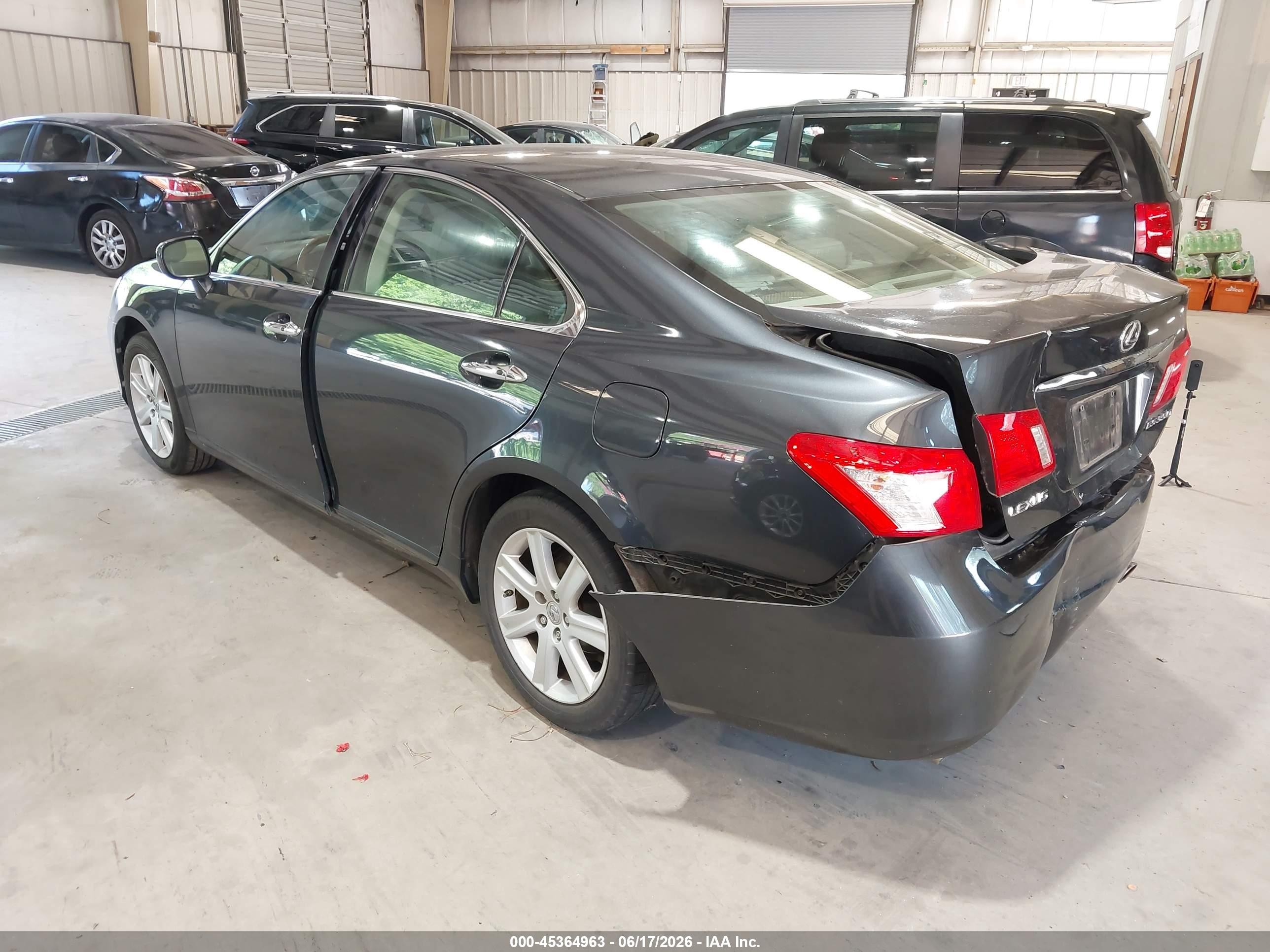 2007 Lexus Es 350   Black vin: JTHBJ46G072136742