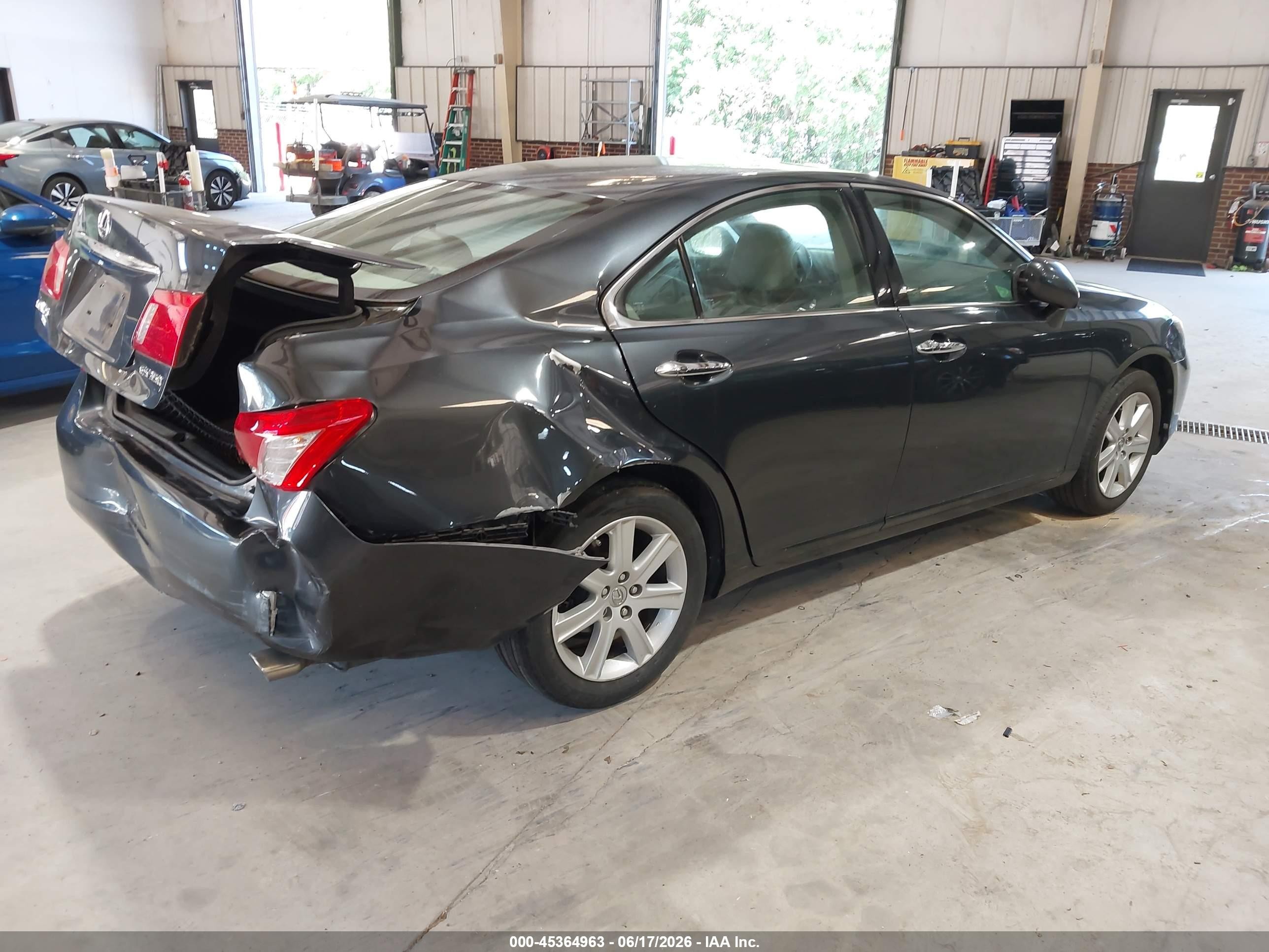 2007 Lexus Es 350   Black vin: JTHBJ46G072136742