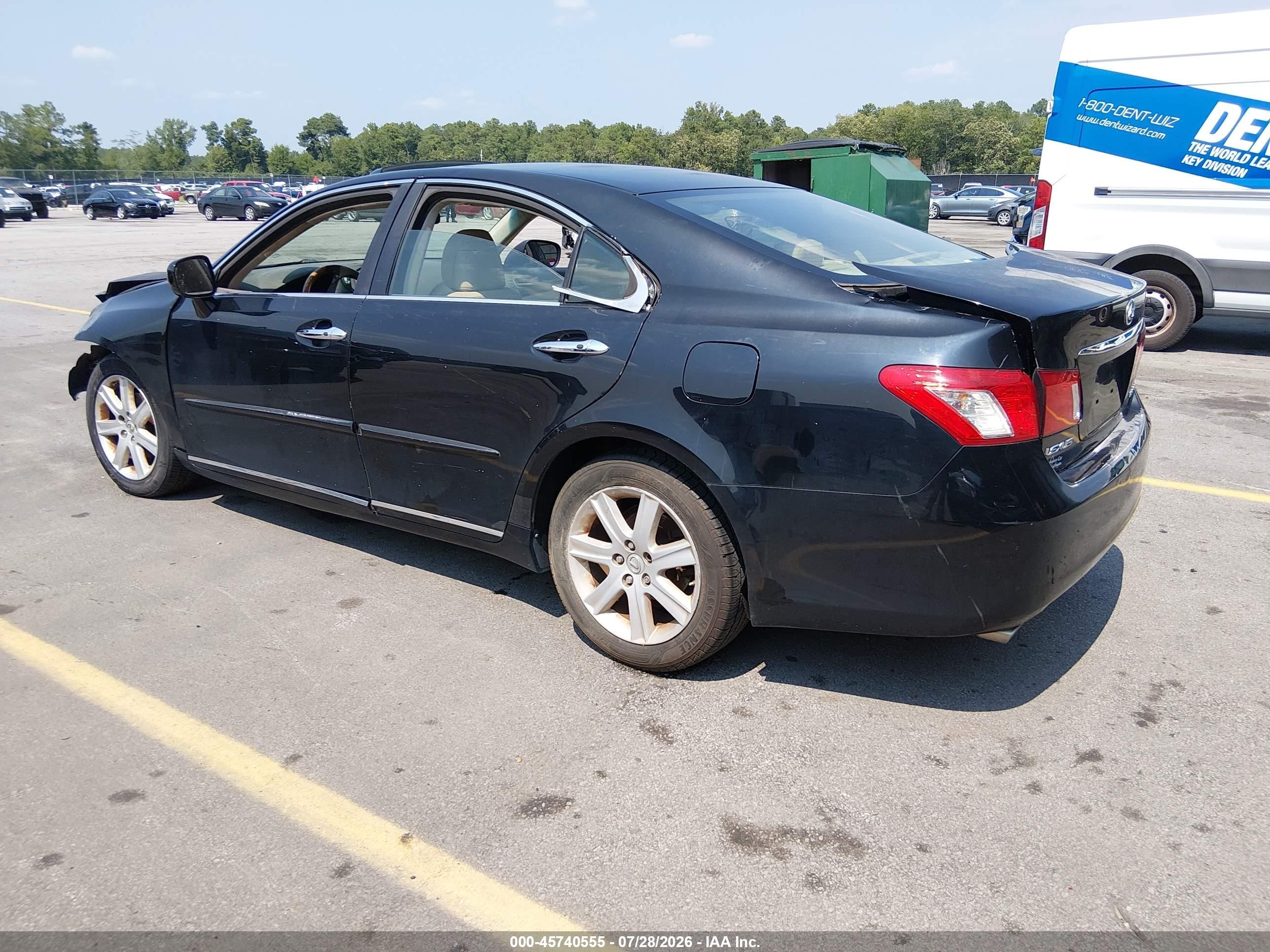 2007 Lexus Es 350   Black vin: JTHBJ46G072150544