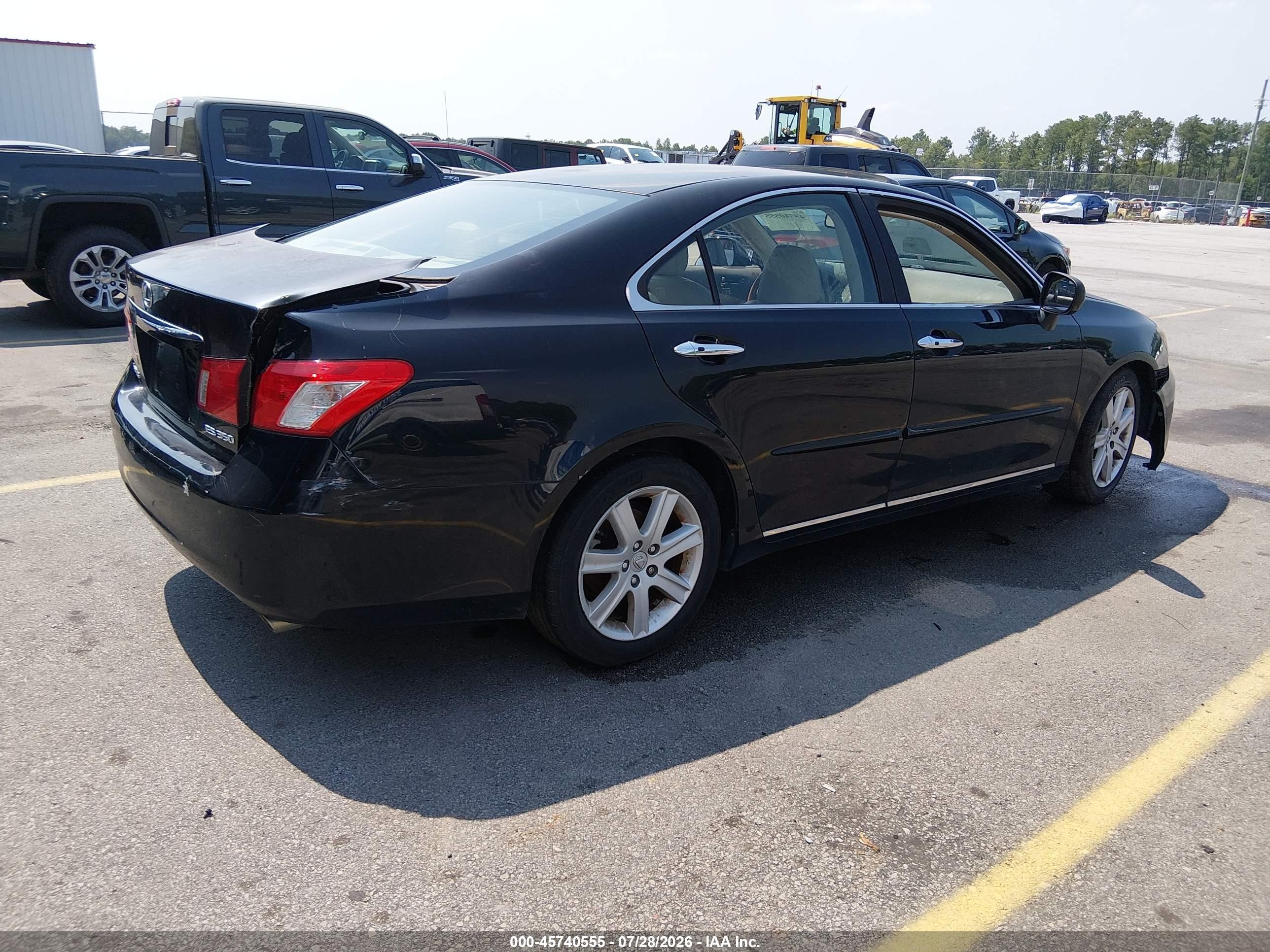 2007 Lexus Es 350   Black vin: JTHBJ46G072150544