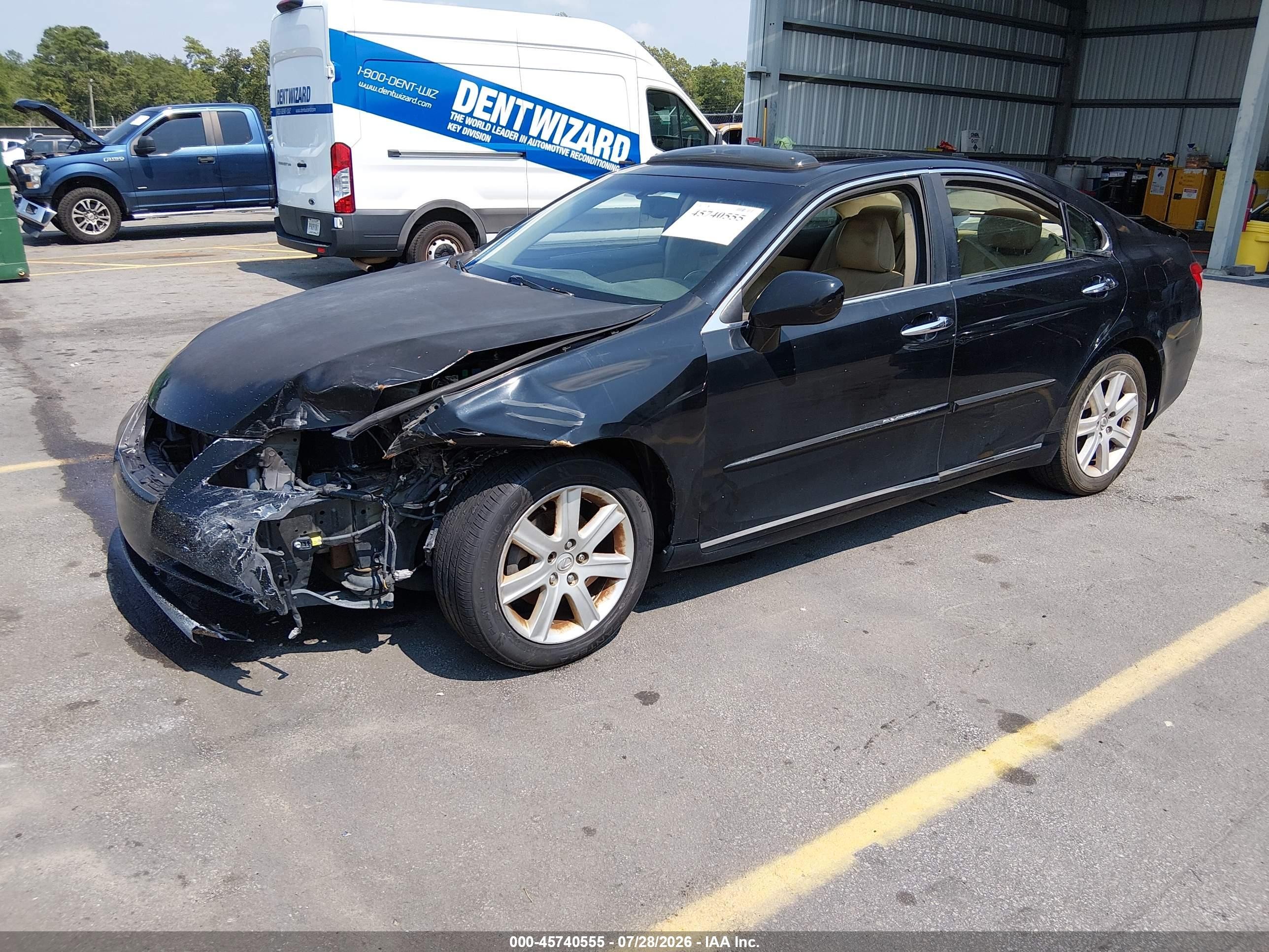 2007 Lexus Es 350   Black vin: JTHBJ46G072150544