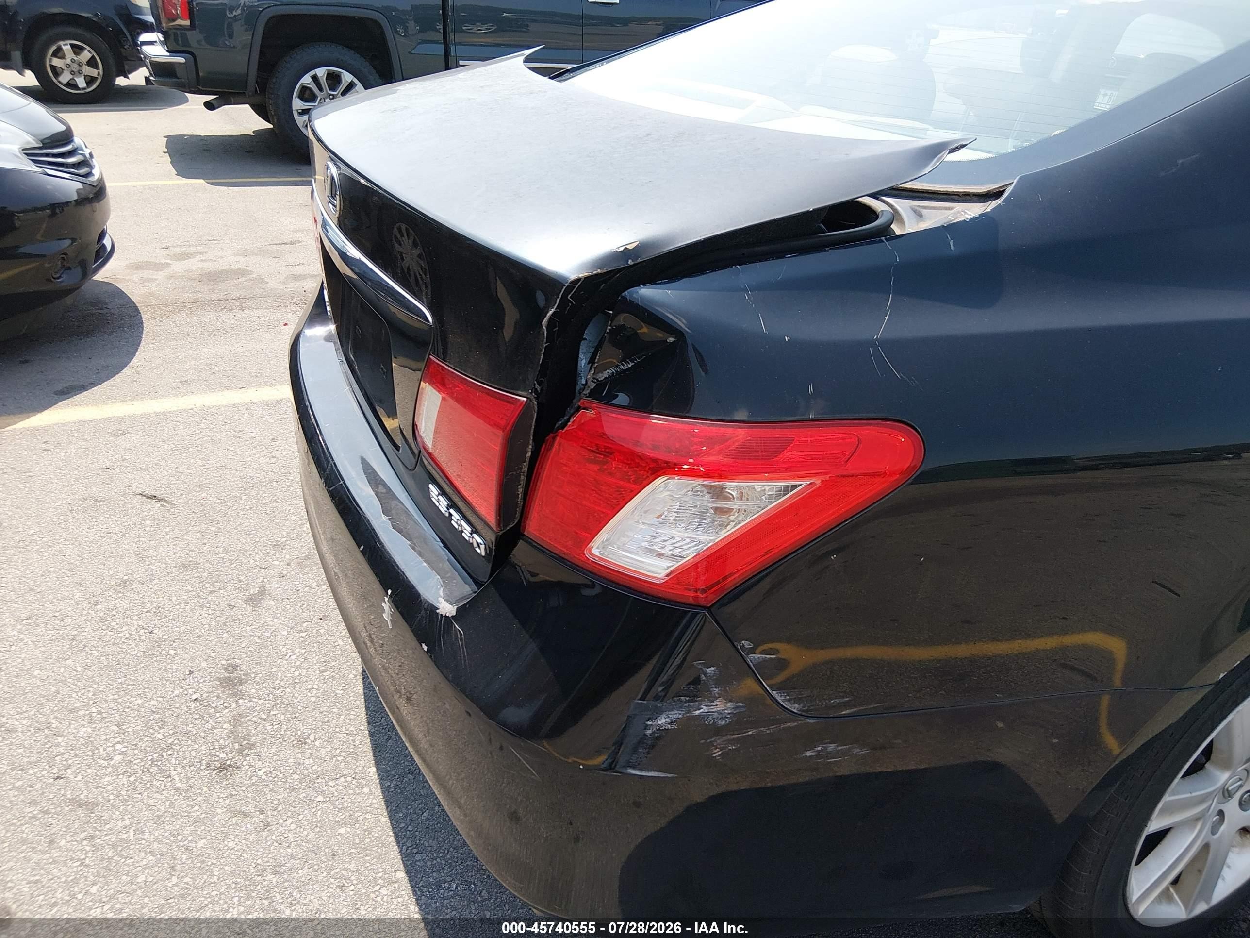 2007 Lexus Es 350   Black vin: JTHBJ46G072150544