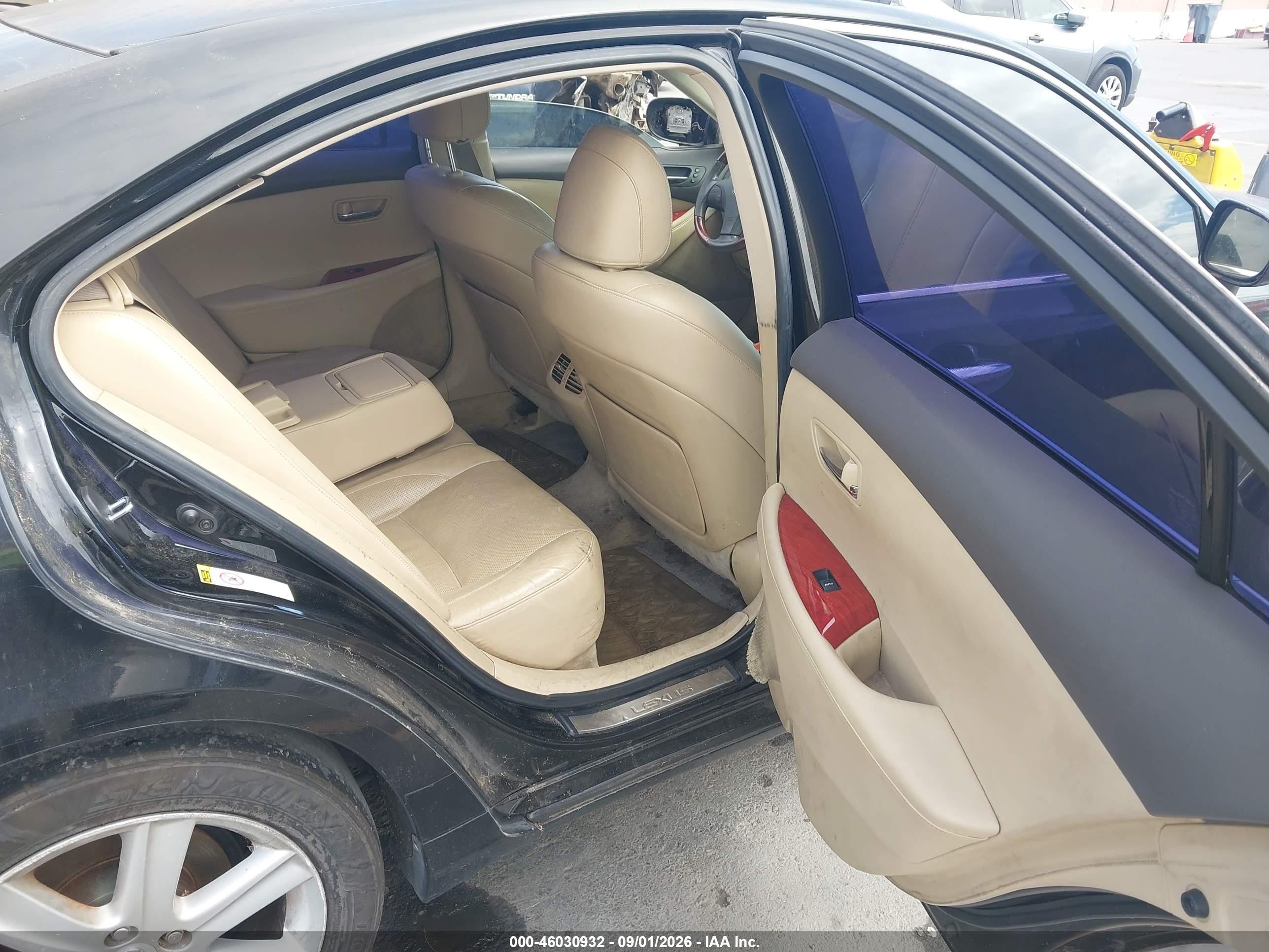 2008 Lexus Es 350   Blue vin: JTHBJ46G082159536