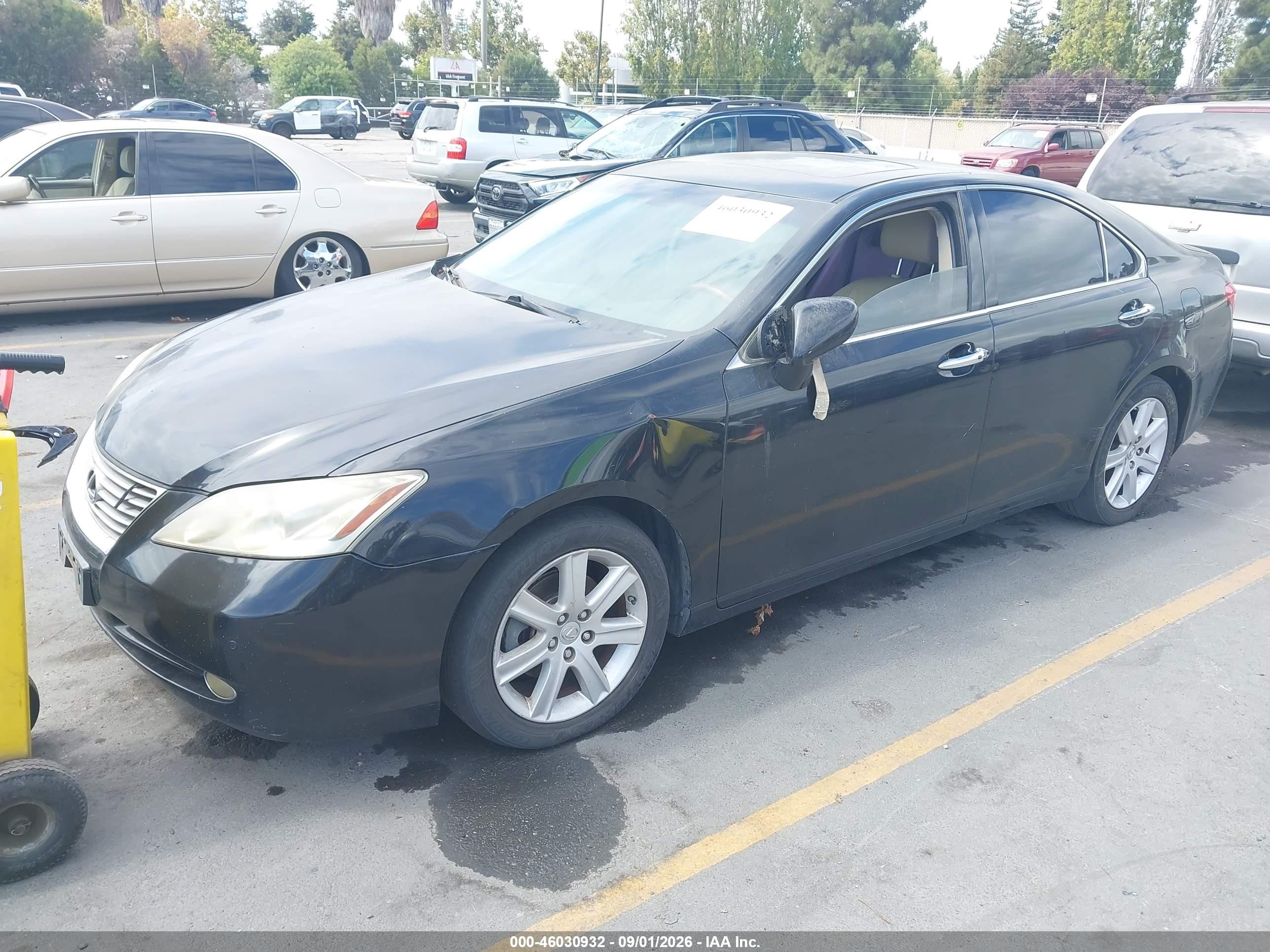 2008 Lexus Es 350   Blue vin: JTHBJ46G082159536