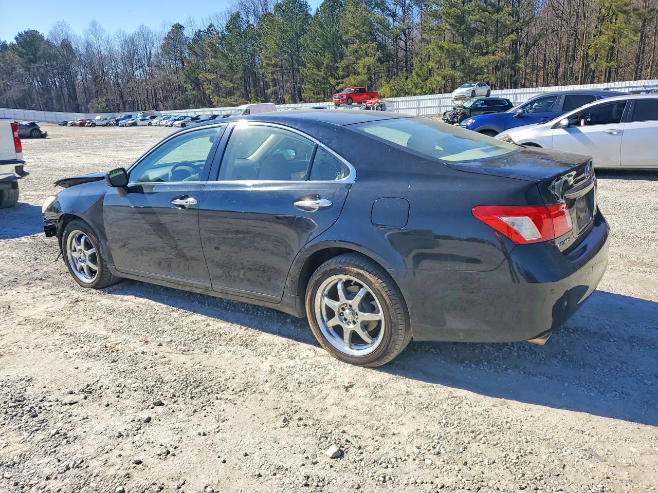 2008 Lexus Es 350 Base Черный vin: JTHBJ46G082163506