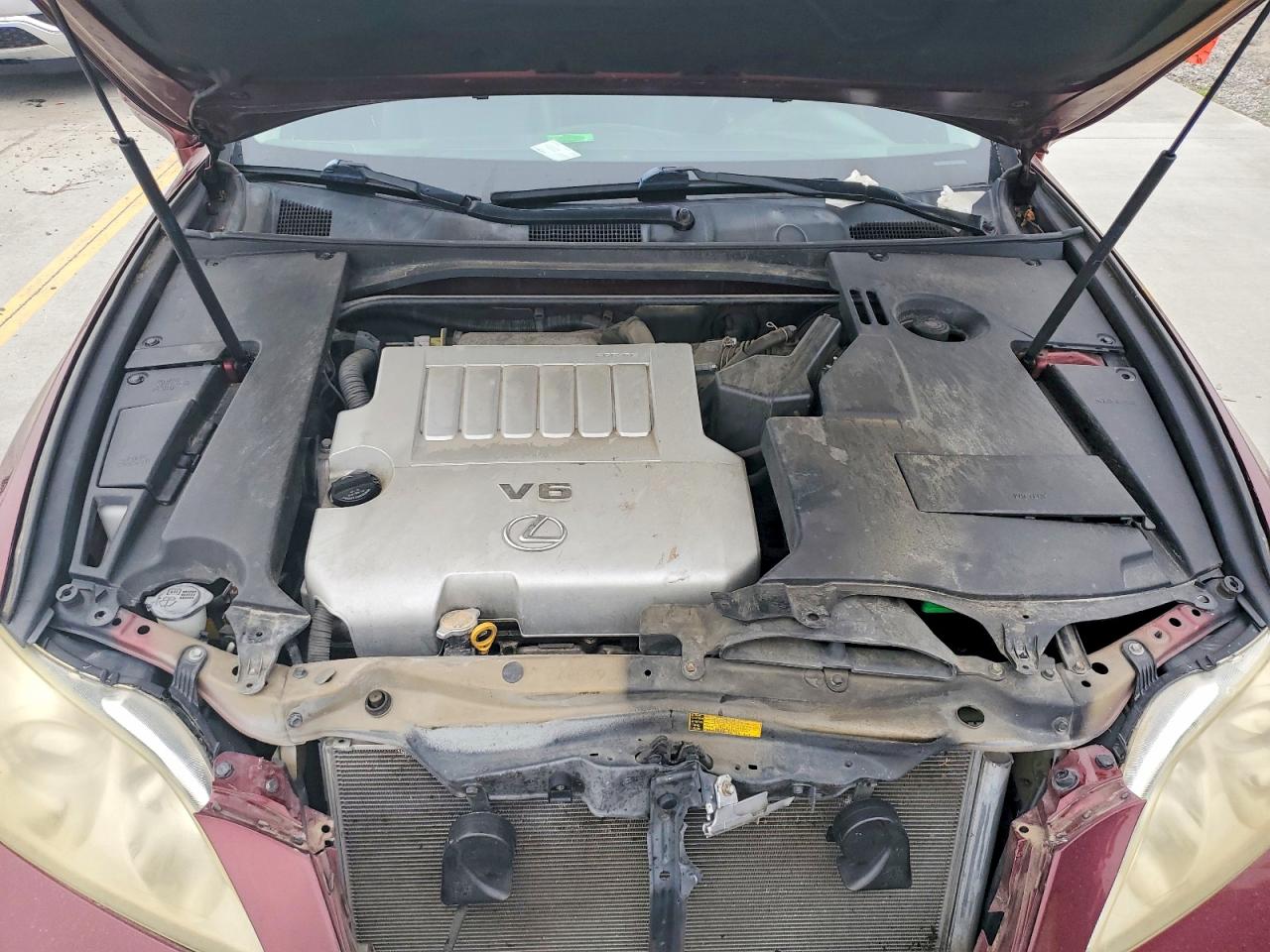 2008 Lexus Es 350 Burgundy vin: JTHBJ46G082178457