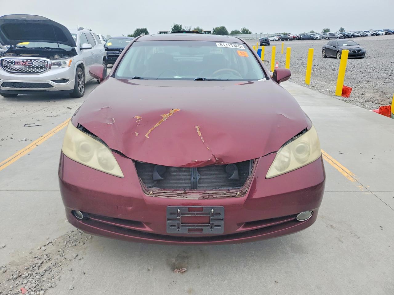 2008 Lexus Es 350 Burgundy vin: JTHBJ46G082178457