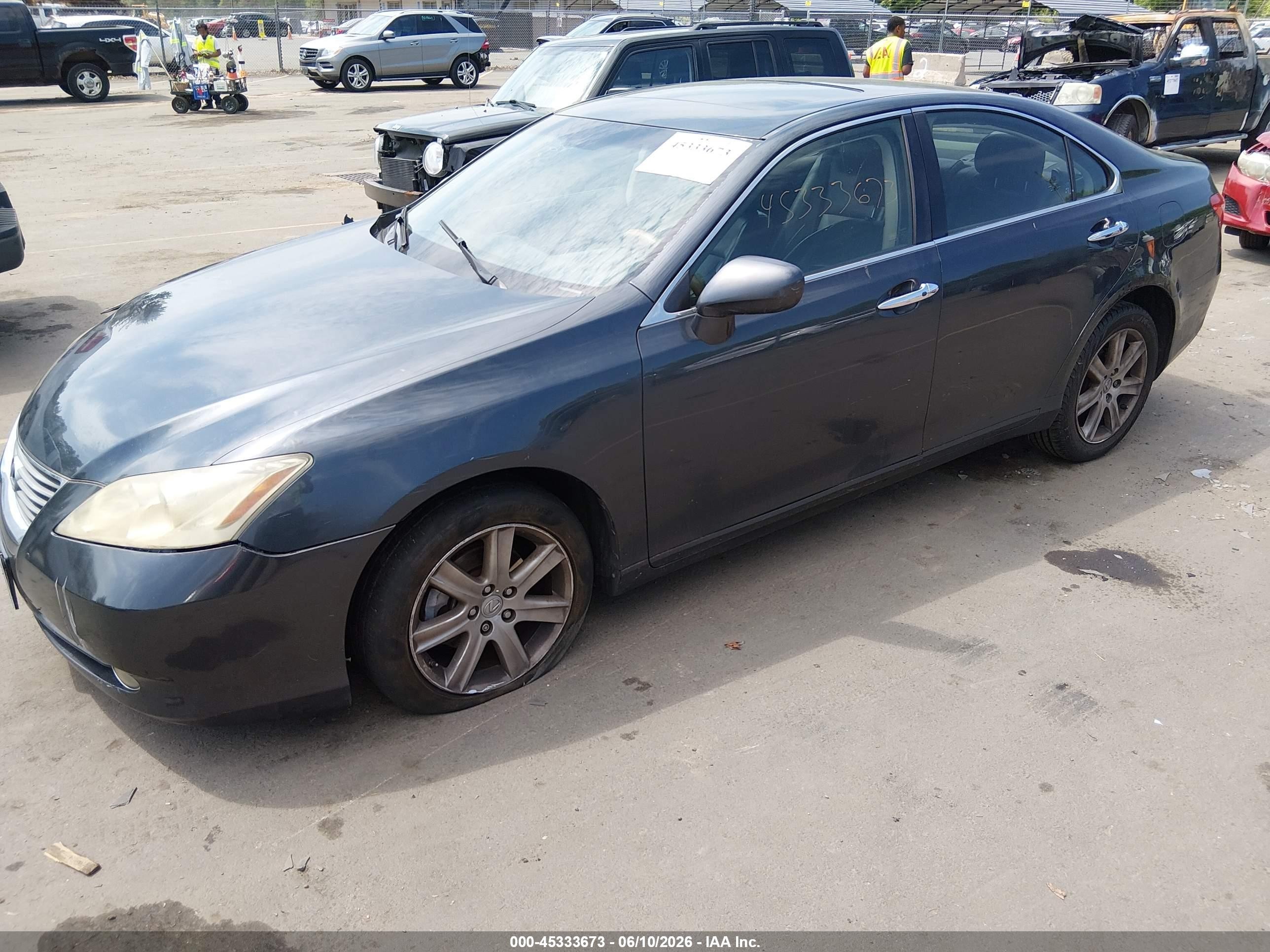 2008 Lexus Es 350   Gray vin: JTHBJ46G082180144