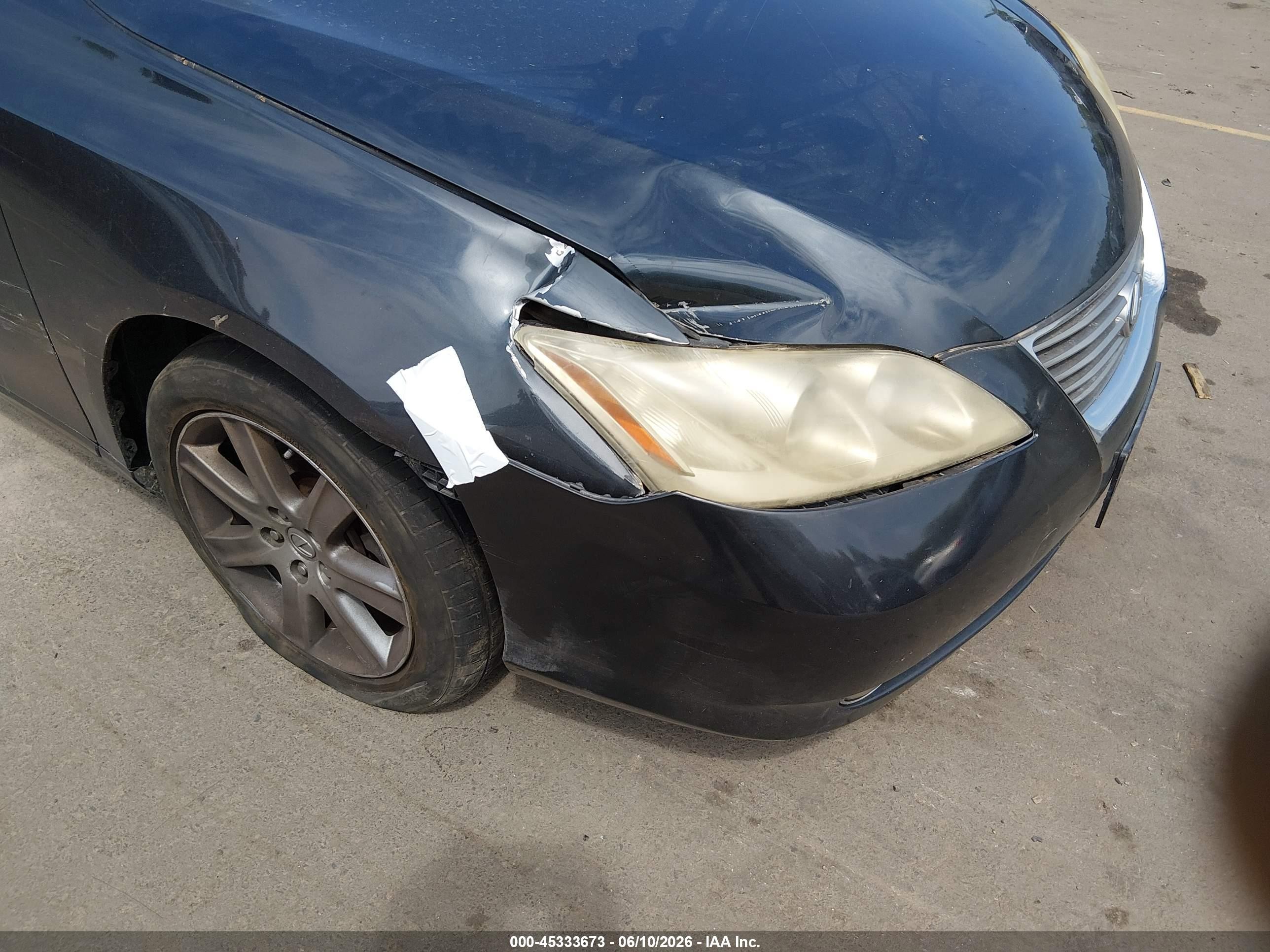 2008 Lexus Es 350   Gray vin: JTHBJ46G082180144