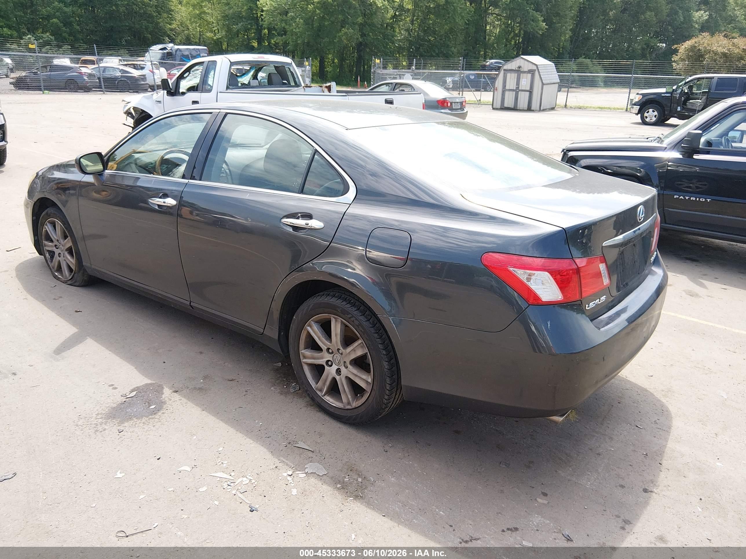 2008 Lexus Es 350   Gray vin: JTHBJ46G082180144