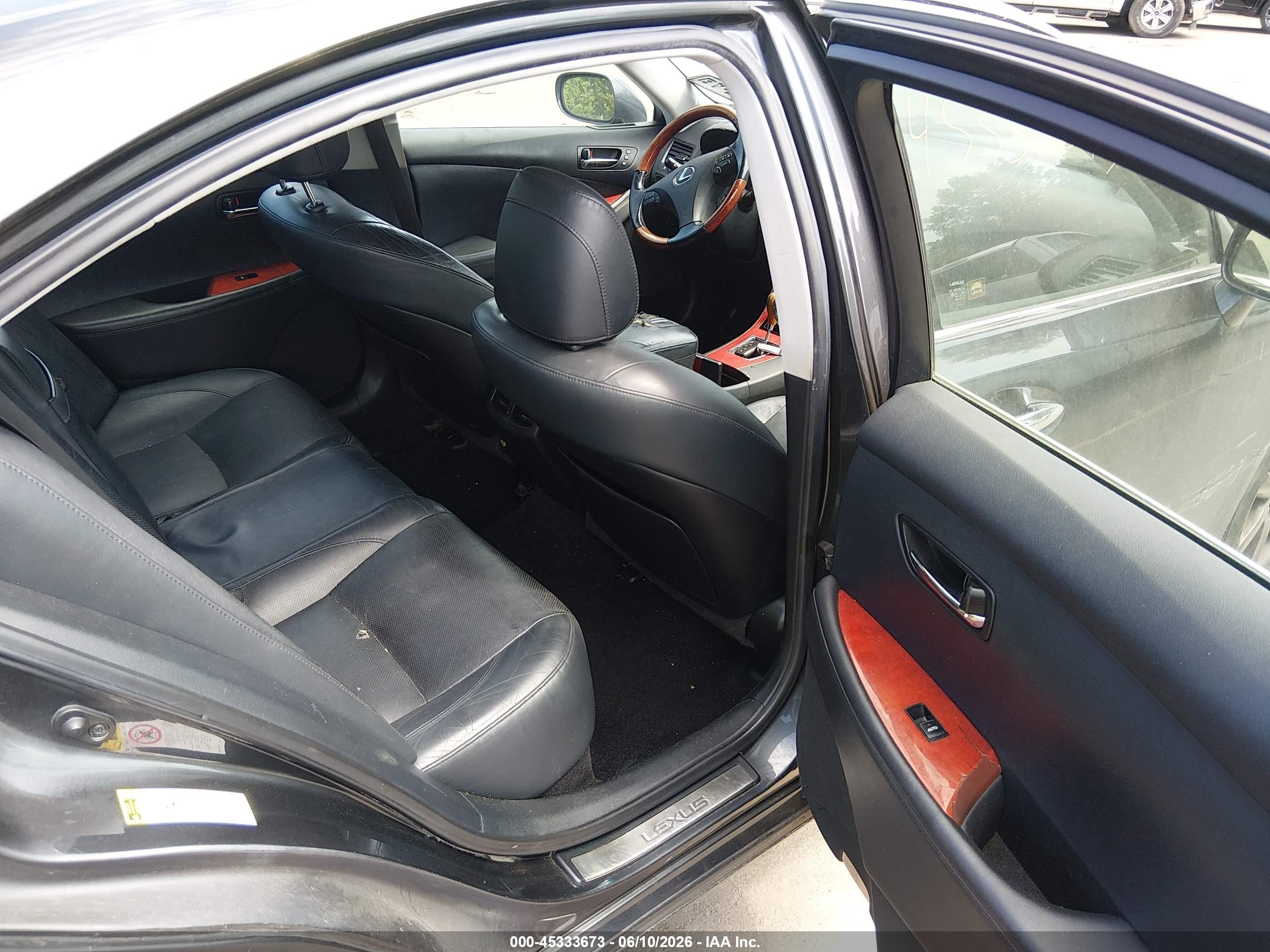 2008 Lexus Es 350   Gray vin: JTHBJ46G082180144