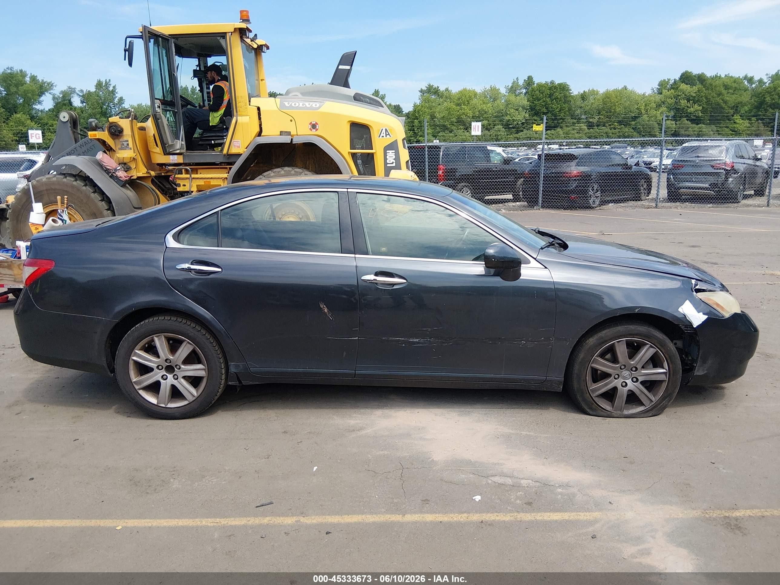 2008 Lexus Es 350   Gray vin: JTHBJ46G082180144
